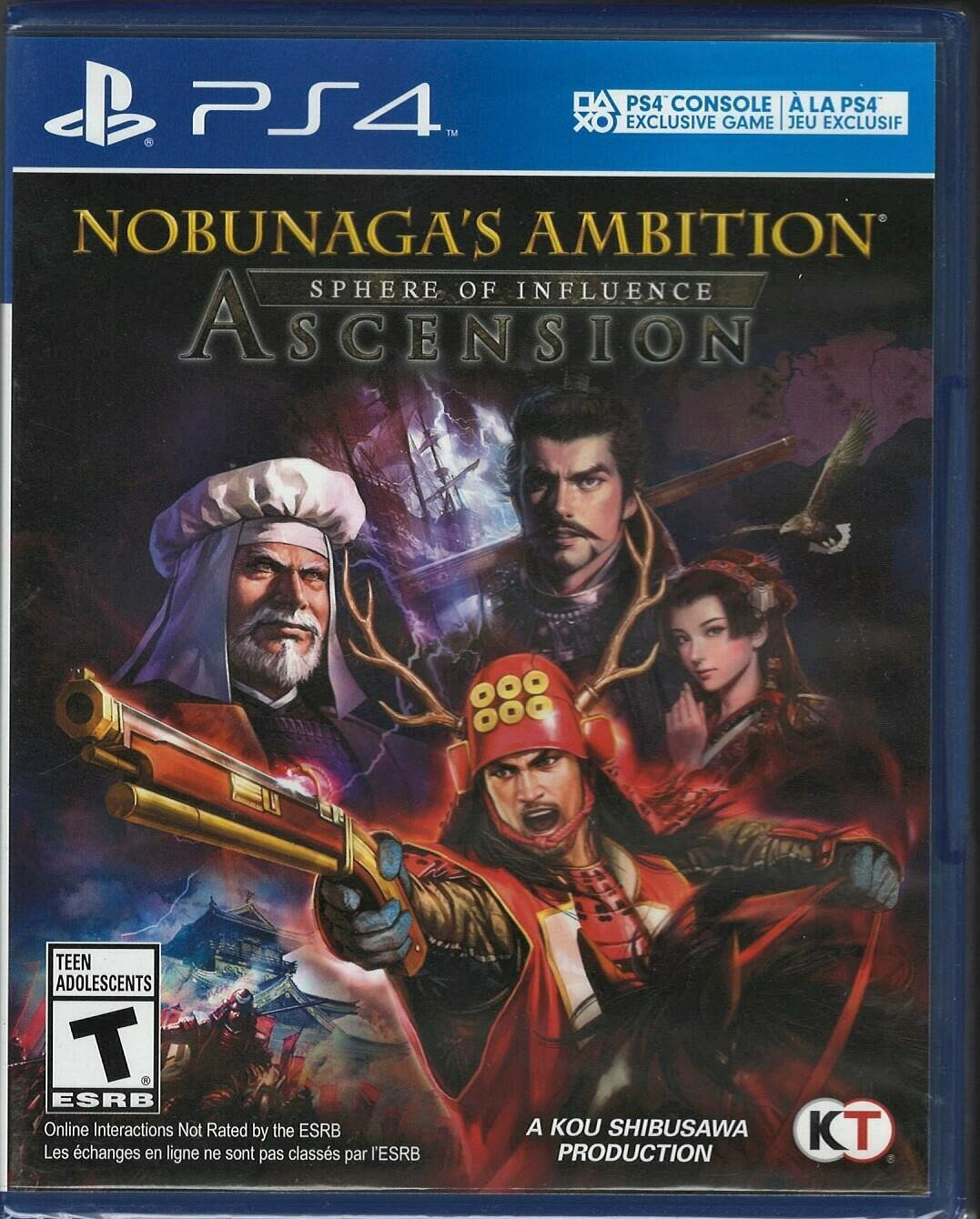 Nobunaga''s Ambition: Sphere of Influence Ascension PS4 (Brand New Factory Seale 北米版 PS4 プレイステーション4 海外版ソフト