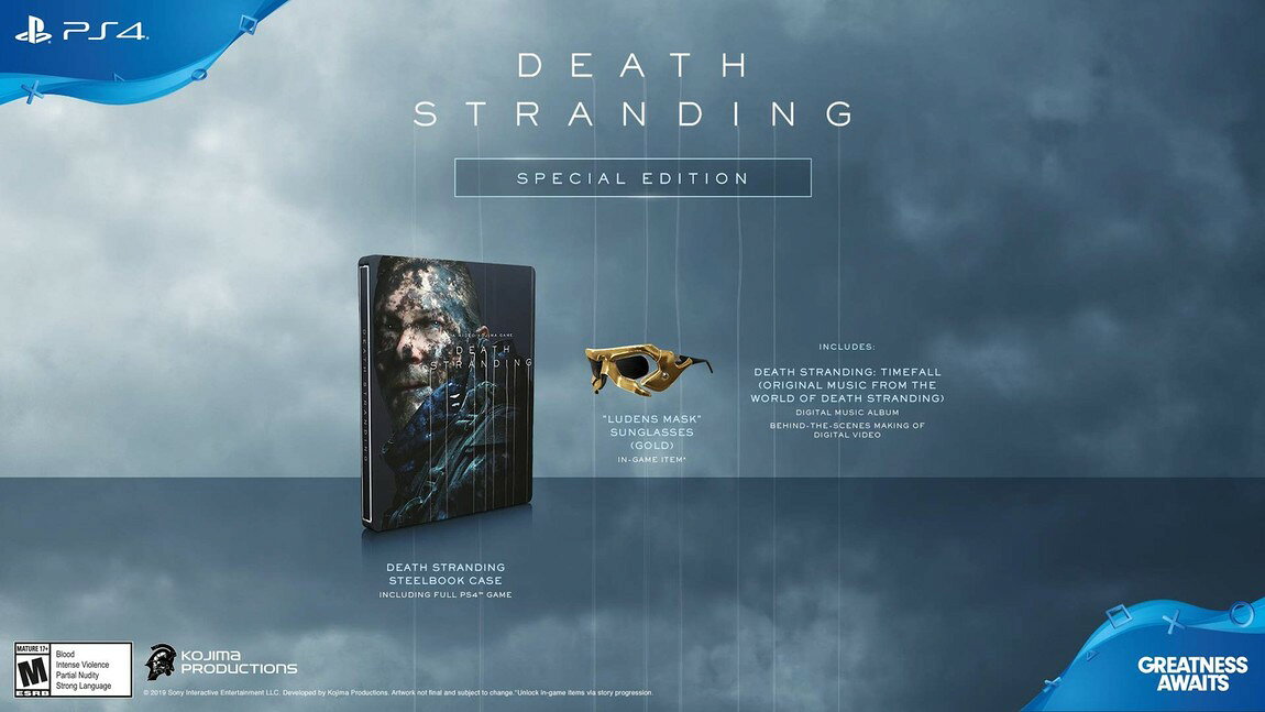 Death Stranding Special Edition - PlayStation 4 北米版 PS4 プレイステーション4 海外版ソフト