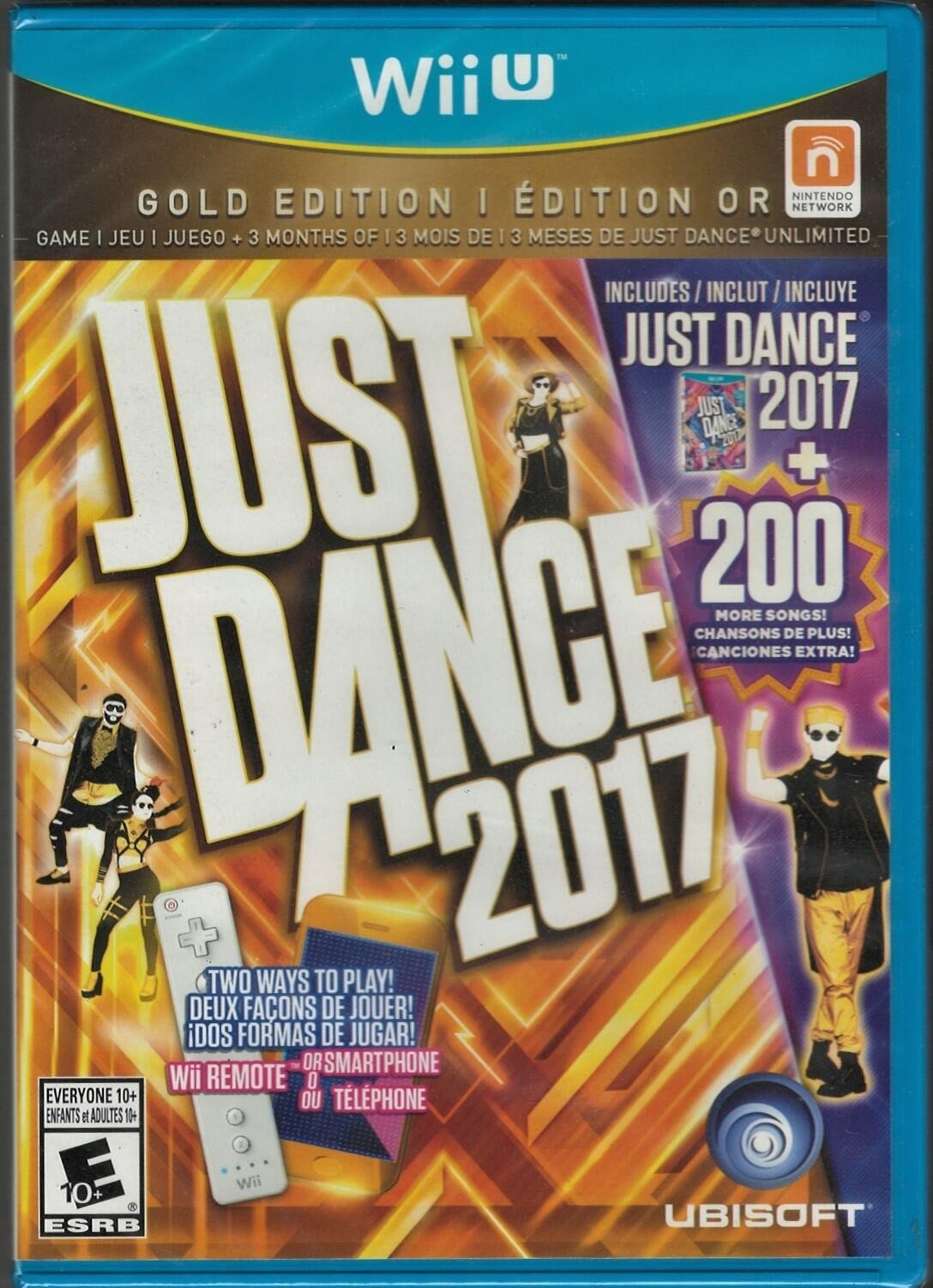 Just Dance 2017 Gold Edition - Nintendo Wii-U 北米版 Wii Wii 海外版ソフト