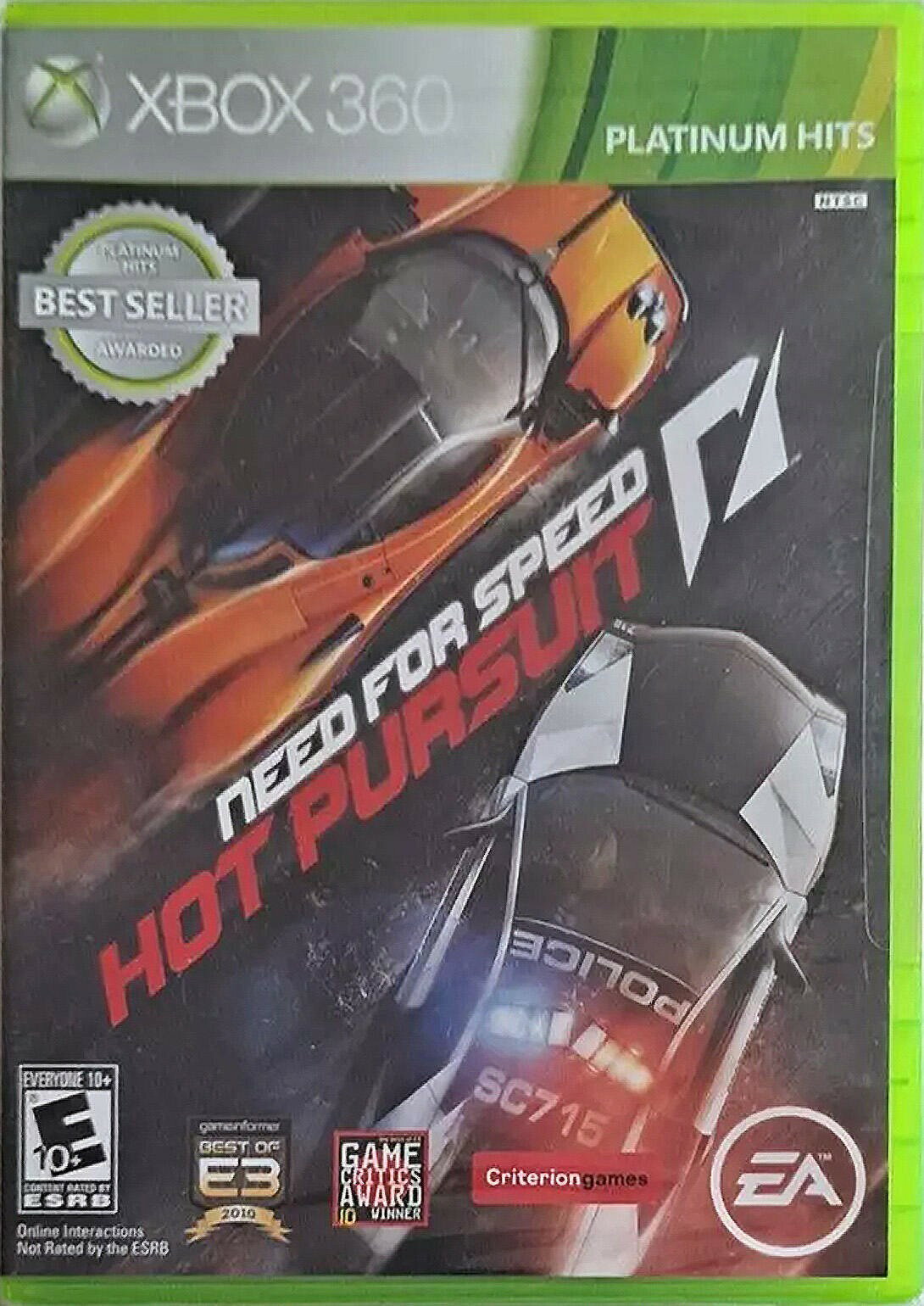PRODUCT DETAILS 【商品情報】・商品名：Need for Speed: Hot Pursuit (Platinum Hits) - Xbox 360・対応機種：Xbox360（Xbox 360）・仕様：北米版（NTSC-U/C）・言語：英語【コンディション】・新品未開封の海外直輸入品です。・パッケージに輸送によるスレ・小傷がある場合があります。 ■ 北米版ゲームについてのご注意（必ずお読みください） 【北米版 ゲームについてのご注意】こちらの商品は、海外仕様のゲームソフトです。・Xbox360（Xbox 360）は本体にリージョン制限があるため、日本国内の本体では通常そのままプレイすることはできません。・北米版の本体など、ソフトに対応した本体が必要です。・ゲーム内の表示および音声は、基本的に英語などの外国語です。日本語には対応していない場合があります。・映像方式や接続するテレビ・モニターによっては、正常に表示されない場合があります。・海外版であることや、お手持ちの本体で使用できないことを理由とした返品・交換はお受けできません。 ■ ご注意 ・掲載画像は実物に近い色味になるよう調整しておりますが、ご利用の環境により差異が生じる場合があります。・複数店舗で在庫を共有しているため、ご注文後に在庫切れとなる場合がございます。・海外倉庫からのお取り寄せのため、発送までに数日〜2〜3週間程度かかる場合があります。 ■ 納期についてお届けの目安を必ずご確認ください。 ご注意 海外からの輸入品となります。海外輸送のため、外箱に軽微なスレ等がある場合がございますが、商品本体には影響ございません。 ※在庫状況は仕入先の在庫情報をもとに出来る限り正確に表示しておりますが、取寄せ商品のため、タイミングによりご注文後に欠品・キャンセルとなる場合がございます。