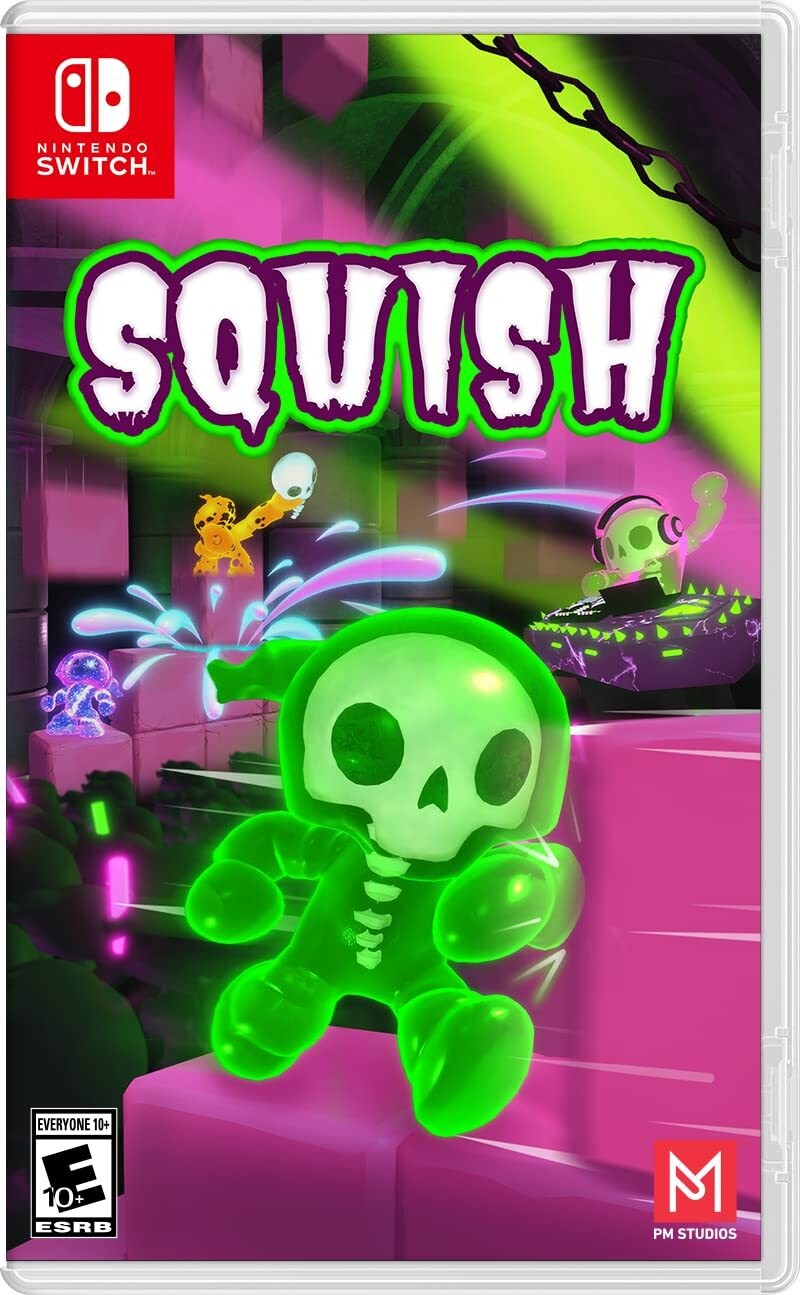PRODUCT DETAILS 【商品情報】・商品名：Squish - Nintendo Switch・対応機種：ニンテンドースイッチ（Switch）・仕様：北米版（NTSC-U/C）・言語：英語【コンディション】・新品未開封の海外直輸入品です。・パッケージに輸送によるスレ・小傷がある場合があります。 ■ 北米版ゲームについてのご注意（必ずお読みください） 【北米版 ゲームについてのご注意】こちらの商品は、北米版（海外仕様）のゲームソフトです。・ニンテンドースイッチ（Switch）本体はリージョンフリーのため、日本国内の本体でもプレイいただけます。・ゲーム内の表示および音声は、基本的に英語です。日本語には対応していない場合があります。・オンライン機能・ダウンロードコンテンツ等は、アカウントの地域により利用できない場合があります。・海外版であることを理由とした返品・交換はお受けできません。 ■ ご注意 ・掲載画像は実物に近い色味になるよう調整しておりますが、ご利用の環境により差異が生じる場合があります。・複数店舗で在庫を共有しているため、ご注文後に在庫切れとなる場合がございます。・海外倉庫からのお取り寄せのため、発送までに数日〜2〜3週間程度かかる場合があります。 ■ 納期についてお届けの目安を必ずご確認ください。 ご注意 海外からの輸入品となります。海外輸送のため、外箱に軽微なスレ等がある場合がございますが、商品本体には影響ございません。 ※在庫状況は仕入先の在庫情報をもとに出来る限り正確に表示しておりますが、取寄せ商品のため、タイミングによりご注文後に欠品・キャンセルとなる場合がございます。
