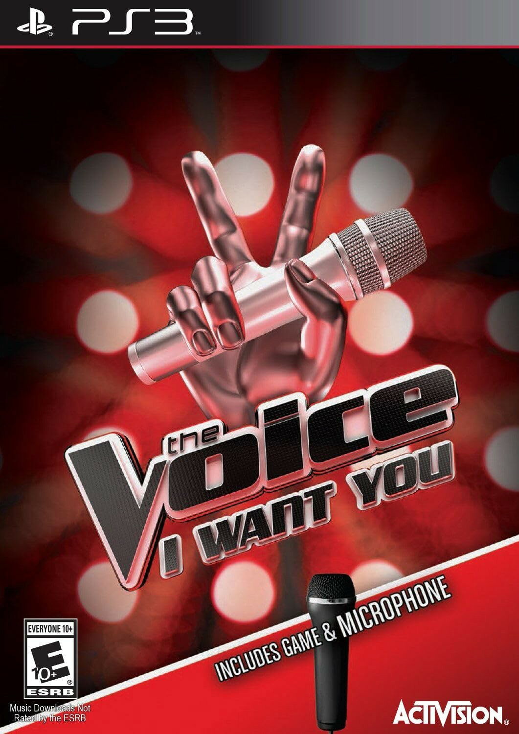 The Voice w/Microphone - PlayStation 3 北米版 PS3 プレイステーション3 海外版ソフト