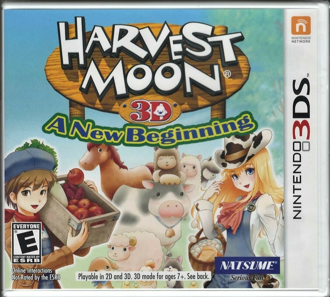 PRODUCT DETAILS 【商品情報】・商品名：Harvest Moon: A New Beginning - Nintendo 3DS・対応機種：ニンテンドー3DS（3DS）・仕様：北米版（NTSC-U/C）・言語：英語【コンディション】・新品未開封の海外直輸入品です。・パッケージに輸送によるスレ・小傷がある場合があります。 ■ 北米版ゲームについてのご注意（必ずお読みください） 【北米版 ゲームについてのご注意】こちらの商品は、海外仕様のゲームソフトです。・ニンテンドー3DS（3DS）は本体にリージョン制限があるため、日本国内の本体では通常そのままプレイすることはできません。・北米版の本体など、ソフトに対応した本体が必要です。・ゲーム内の表示および音声は、基本的に英語などの外国語です。日本語には対応していない場合があります。・映像方式や接続するテレビ・モニターによっては、正常に表示されない場合があります。・海外版であることや、お手持ちの本体で使用できないことを理由とした返品・交換はお受けできません。 ■ ご注意 ・掲載画像は実物に近い色味になるよう調整しておりますが、ご利用の環境により差異が生じる場合があります。・複数店舗で在庫を共有しているため、ご注文後に在庫切れとなる場合がございます。・海外倉庫からのお取り寄せのため、発送までに数日〜2〜3週間程度かかる場合があります。 ■ 納期についてお届けの目安を必ずご確認ください。 ご注意 海外からの輸入品となります。海外輸送のため、外箱に軽微なスレ等がある場合がございますが、商品本体には影響ございません。 ※在庫状況は仕入先の在庫情報をもとに出来る限り正確に表示しておりますが、取寄せ商品のため、タイミングによりご注文後に欠品・キャンセルとなる場合がございます。