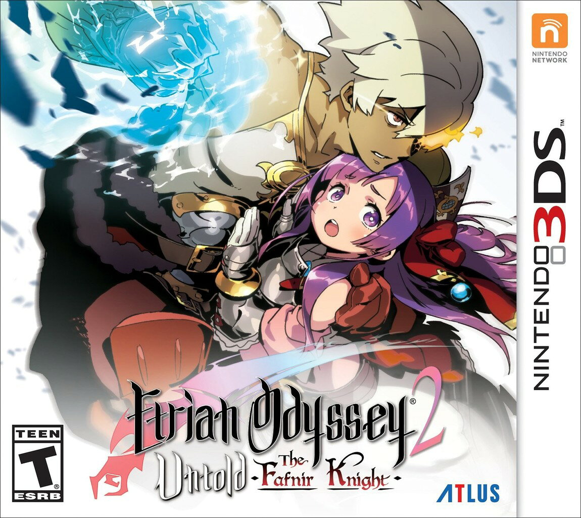 PRODUCT DETAILS 【商品情報】・商品名：Etrian Odyssey 2 Untold: The Fafnir Knight - Nintendo 3DS・対応機種：ニンテンドー3DS（3DS）・仕様：北米版（NTSC-U/C）・言語：英語【コンディション】・新品未開封の海外直輸入品です。・パッケージに輸送によるスレ・小傷がある場合があります。 ■ 北米版ゲームについてのご注意（必ずお読みください） 【北米版 ゲームについてのご注意】こちらの商品は、海外仕様のゲームソフトです。・ニンテンドー3DS（3DS）は本体にリージョン制限があるため、日本国内の本体では通常そのままプレイすることはできません。・北米版の本体など、ソフトに対応した本体が必要です。・ゲーム内の表示および音声は、基本的に英語などの外国語です。日本語には対応していない場合があります。・映像方式や接続するテレビ・モニターによっては、正常に表示されない場合があります。・海外版であることや、お手持ちの本体で使用できないことを理由とした返品・交換はお受けできません。 ■ ご注意 ・掲載画像は実物に近い色味になるよう調整しておりますが、ご利用の環境により差異が生じる場合があります。・複数店舗で在庫を共有しているため、ご注文後に在庫切れとなる場合がございます。・海外倉庫からのお取り寄せのため、発送までに数日〜2〜3週間程度かかる場合があります。 ■ 納期についてお届けの目安を必ずご確認ください。 ご注意 海外からの輸入品となります。海外輸送のため、外箱に軽微なスレ等がある場合がございますが、商品本体には影響ございません。 ※在庫状況は仕入先の在庫情報をもとに出来る限り正確に表示しておりますが、取寄せ商品のため、タイミングによりご注文後に欠品・キャンセルとなる場合がございます。