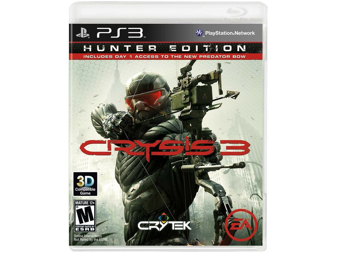 PRODUCT DETAILS 【商品情報】・商品名：Crysis 3: Hunter Edition - PlayStation 3・対応機種：プレイステーション3（PS3）・仕様：北米版（NTSC-U/C）・言語：英語【コンディション】・新品未開封の海外直輸入品です。・パッケージに輸送によるスレ・小傷がある場合があります。 ■ 北米版ゲームについてのご注意（必ずお読みください） 【北米版 ゲームについてのご注意】こちらの商品は、北米版（海外仕様）のゲームソフトです。・プレイステーション3（PS3）本体はリージョンフリーのため、日本国内の本体でもプレイいただけます。・ゲーム内の表示および音声は、基本的に英語です。日本語には対応していない場合があります。・オンライン機能・ダウンロードコンテンツ等は、アカウントの地域により利用できない場合があります。・海外版であることを理由とした返品・交換はお受けできません。 ■ ご注意 ・掲載画像は実物に近い色味になるよう調整しておりますが、ご利用の環境により差異が生じる場合があります。・複数店舗で在庫を共有しているため、ご注文後に在庫切れとなる場合がございます。・海外倉庫からのお取り寄せのため、発送までに数日〜2〜3週間程度かかる場合があります。 ■ 納期についてお届けの目安を必ずご確認ください。 ご注意 海外からの輸入品となります。海外輸送のため、外箱に軽微なスレ等がある場合がございますが、商品本体には影響ございません。 ※在庫状況は仕入先の在庫情報をもとに出来る限り正確に表示しておりますが、取寄せ商品のため、タイミングによりご注文後に欠品・キャンセルとなる場合がございます。