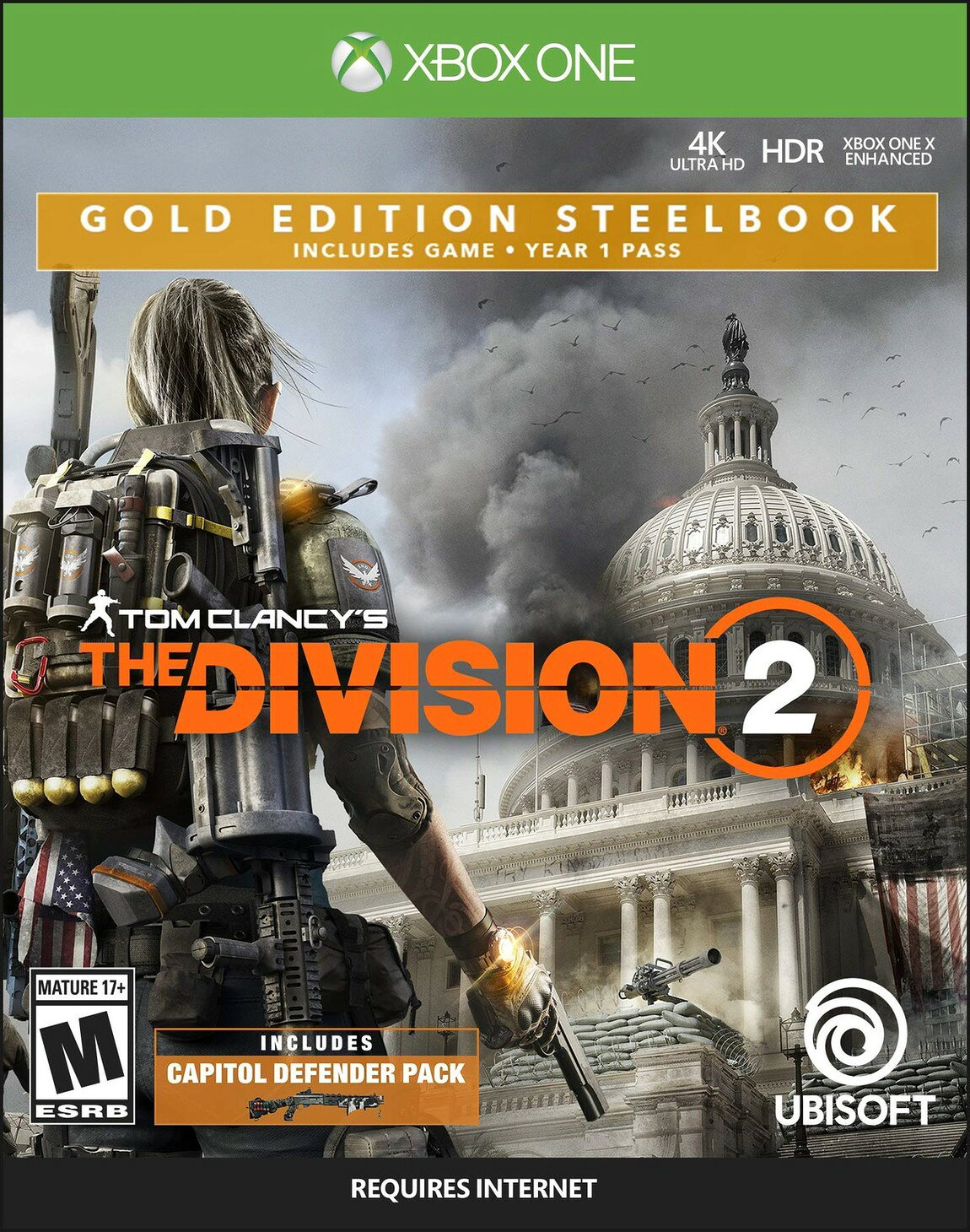 Tom Clancy's The Division 2 - Gold Steelbook Edition - Xbox One 北米版 Xbox One Xbox One 海外版ソフト