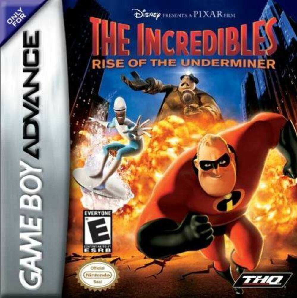 Incredibles 2: Rise of the Underminer - Game Boy Advance 北米版 GBA ゲームボーイアドバンス 海外版ソフト