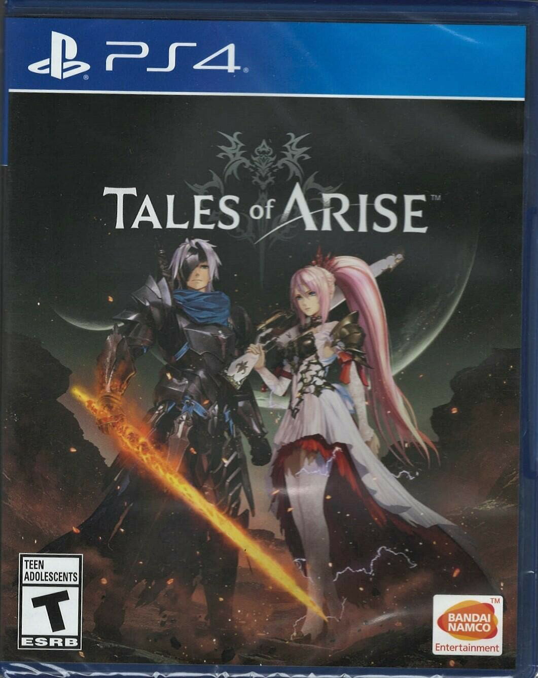 PRODUCT DETAILS 【商品情報】・商品名：Tales of Arise - PlayStation 4・対応機種：プレイステーション4（PS4）・仕様：北米版（NTSC-U/C）・言語：英語【コンディション】・新品未開封の海外直輸入品です。・パッケージに輸送によるスレ・小傷がある場合があります。 ■ 北米版ゲームについてのご注意（必ずお読みください） 【北米版 ゲームについてのご注意】こちらの商品は、北米版（海外仕様）のゲームソフトです。・プレイステーション4（PS4）本体はリージョンフリーのため、日本国内の本体でもプレイいただけます。・ゲーム内の表示および音声は、基本的に英語です。日本語には対応していない場合があります。・オンライン機能・ダウンロードコンテンツ等は、アカウントの地域により利用できない場合があります。・海外版であることを理由とした返品・交換はお受けできません。 ■ ご注意 ・掲載画像は実物に近い色味になるよう調整しておりますが、ご利用の環境により差異が生じる場合があります。・複数店舗で在庫を共有しているため、ご注文後に在庫切れとなる場合がございます。・海外倉庫からのお取り寄せのため、発送までに数日〜2〜3週間程度かかる場合があります。 ■ 納期についてお届けの目安を必ずご確認ください。 ご注意 海外からの輸入品となります。海外輸送のため、外箱に軽微なスレ等がある場合がございますが、商品本体には影響ございません。 ※在庫状況は仕入先の在庫情報をもとに出来る限り正確に表示しておりますが、取寄せ商品のため、タイミングによりご注文後に欠品・キャンセルとなる場合がございます。