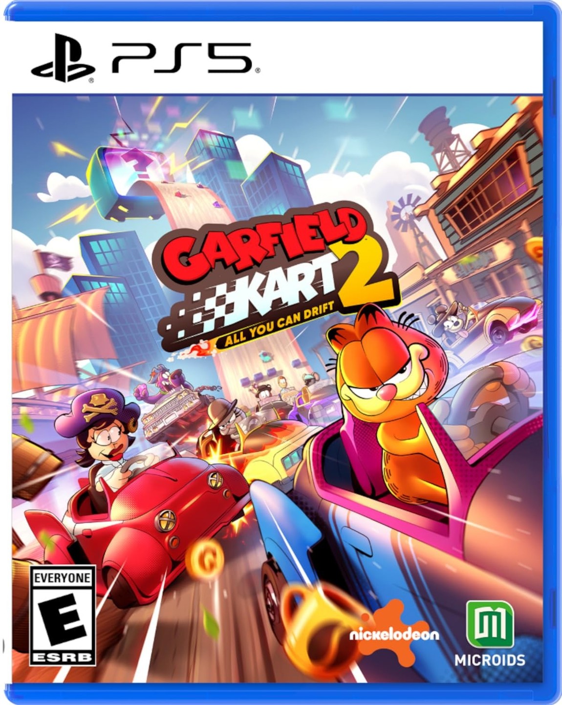 PRODUCT DETAILS 【商品情報】・商品名：Garfield Kart 2: All You Can Drift - PlayStation 5・対応機種：プレイステーション5（PS5）・仕様：北米版（NTSC-U/C）・言語：英語【コンディション】・新品未開封の海外直輸入品です。・パッケージに輸送によるスレ・小傷がある場合があります。 ■ 北米版ゲームについてのご注意（必ずお読みください） 【北米版 ゲームについてのご注意】こちらの商品は、北米版（海外仕様）のゲームソフトです。・プレイステーション5（PS5）本体はリージョンフリーのため、日本国内の本体でもプレイいただけます。・ゲーム内の表示および音声は、基本的に英語です。日本語には対応していない場合があります。・オンライン機能・ダウンロードコンテンツ等は、アカウントの地域により利用できない場合があります。・海外版であることを理由とした返品・交換はお受けできません。 ■ ご注意 ・掲載画像は実物に近い色味になるよう調整しておりますが、ご利用の環境により差異が生じる場合があります。・複数店舗で在庫を共有しているため、ご注文後に在庫切れとなる場合がございます。・海外倉庫からのお取り寄せのため、発送までに数日〜2〜3週間程度かかる場合があります。 ■ 納期についてお届けの目安を必ずご確認ください。 ご注意 海外からの輸入品となります。海外輸送のため、外箱に軽微なスレ等がある場合がございますが、商品本体には影響ございません。 ※在庫状況は仕入先の在庫情報をもとに出来る限り正確に表示しておりますが、取寄せ商品のため、タイミングによりご注文後に欠品・キャンセルとなる場合がございます。