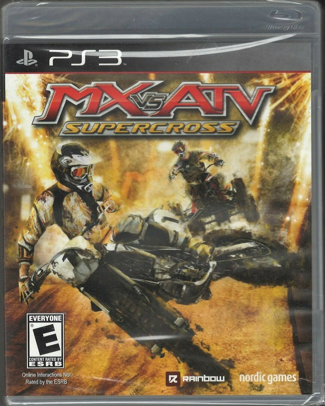 Mx vs. ATV: Supercross PS3 (Brand New Factory Sealed US Version) Playstation 3, 北米版 PS3 プレイステーション3 海外版ソフト