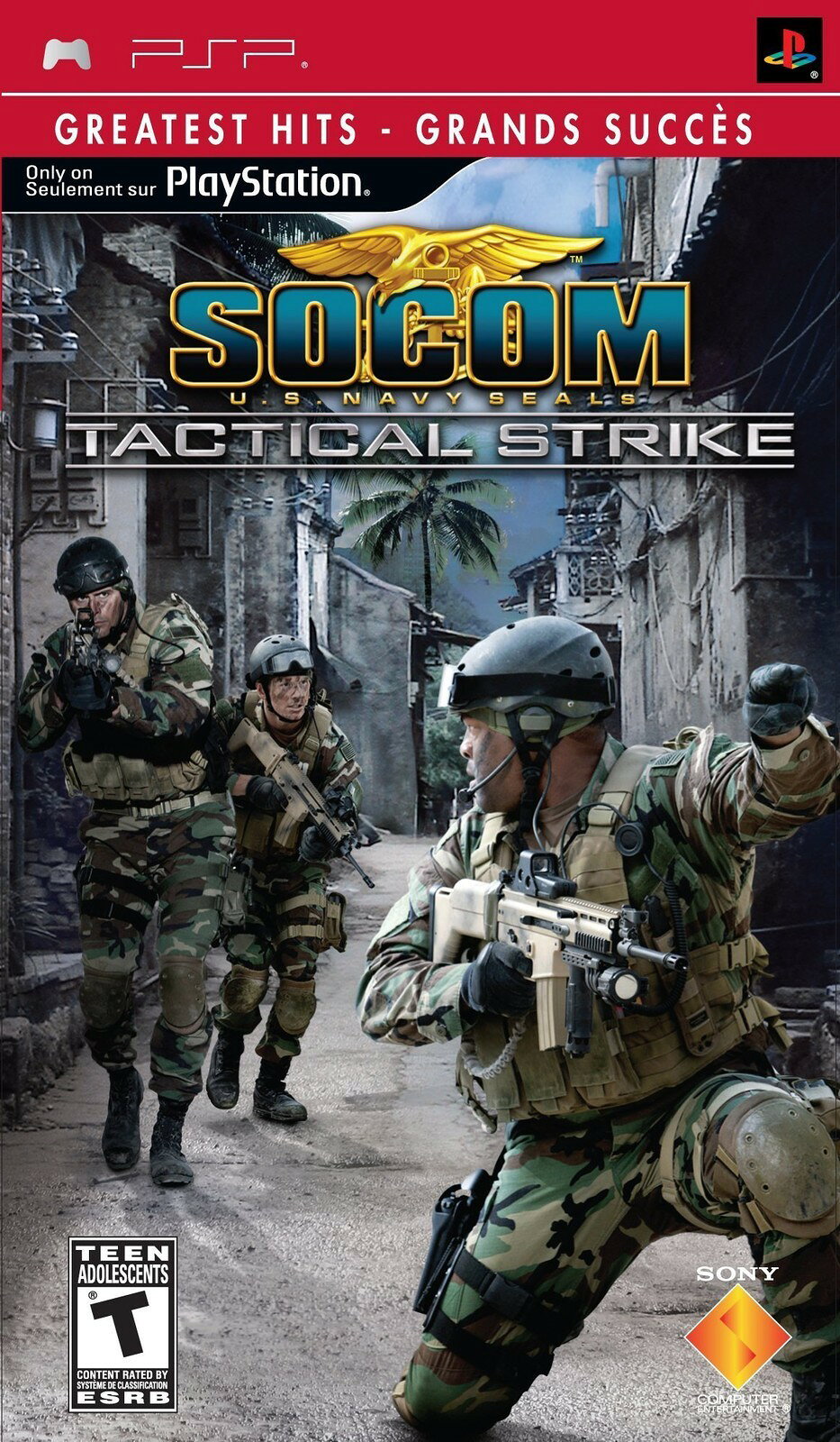 PRODUCT DETAILS 【商品情報】・商品名：SOCOM US Navy SEALs: Tactical Strike - Sony PSP・対応機種：PSP（PSP）・仕様：北米版（NTSC-U/C）・言語：英語【コンディション】・新品未開封の海外直輸入品です。・パッケージに輸送によるスレ・小傷がある場合があります。 ■ 北米版ゲームについてのご注意（必ずお読みください） 【北米版 ゲームについてのご注意】こちらの商品は、北米版（海外仕様）のゲームソフトです。・PSP（PSP）本体はリージョンフリーのため、日本国内の本体でもプレイいただけます。・ゲーム内の表示および音声は、基本的に英語です。日本語には対応していない場合があります。・オンライン機能・ダウンロードコンテンツ等は、アカウントの地域により利用できない場合があります。・海外版であることを理由とした返品・交換はお受けできません。 ■ ご注意 ・掲載画像は実物に近い色味になるよう調整しておりますが、ご利用の環境により差異が生じる場合があります。・複数店舗で在庫を共有しているため、ご注文後に在庫切れとなる場合がございます。・海外倉庫からのお取り寄せのため、発送までに数日〜2〜3週間程度かかる場合があります。 ■ 納期についてお届けの目安を必ずご確認ください。 ご注意 海外からの輸入品となります。海外輸送のため、外箱に軽微なスレ等がある場合がございますが、商品本体には影響ございません。 ※在庫状況は仕入先の在庫情報をもとに出来る限り正確に表示しておりますが、取寄せ商品のため、タイミングによりご注文後に欠品・キャンセルとなる場合がございます。
