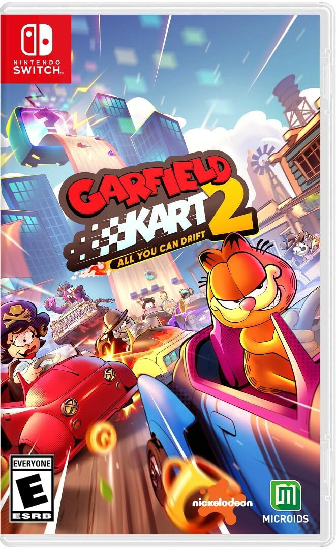 PRODUCT DETAILS 【商品情報】・商品名：Garfield Kart 2: All You Can Drift - Nintendo Switch・対応機種：ニンテンドースイッチ（Switch）・仕様：北米版（NTSC-U/C）・言語：英語【コンディション】・新品未開封の海外直輸入品です。・パッケージに輸送によるスレ・小傷がある場合があります。 ■ 北米版ゲームについてのご注意（必ずお読みください） 【北米版 ゲームについてのご注意】こちらの商品は、北米版（海外仕様）のゲームソフトです。・ニンテンドースイッチ（Switch）本体はリージョンフリーのため、日本国内の本体でもプレイいただけます。・ゲーム内の表示および音声は、基本的に英語です。日本語には対応していない場合があります。・オンライン機能・ダウンロードコンテンツ等は、アカウントの地域により利用できない場合があります。・海外版であることを理由とした返品・交換はお受けできません。 ■ ご注意 ・掲載画像は実物に近い色味になるよう調整しておりますが、ご利用の環境により差異が生じる場合があります。・複数店舗で在庫を共有しているため、ご注文後に在庫切れとなる場合がございます。・海外倉庫からのお取り寄せのため、発送までに数日〜2〜3週間程度かかる場合があります。 ■ 納期についてお届けの目安を必ずご確認ください。 ご注意 海外からの輸入品となります。海外輸送のため、外箱に軽微なスレ等がある場合がございますが、商品本体には影響ございません。 ※在庫状況は仕入先の在庫情報をもとに出来る限り正確に表示しておりますが、取寄せ商品のため、タイミングによりご注文後に欠品・キャンセルとなる場合がございます。