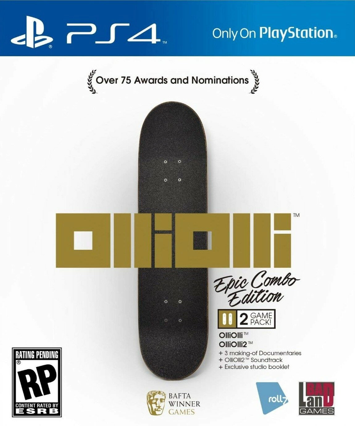 PRODUCT DETAILS 【商品情報】・商品名：OlliOlli: Epic Combo Edition - PlayStation 4・対応機種：プレイステーション4（PS4）・仕様：北米版（NTSC-U/C）・言語：英語【コンディション】・新品未開封の海外直輸入品です。・パッケージに輸送によるスレ・小傷がある場合があります。 ■ 北米版ゲームについてのご注意（必ずお読みください） 【北米版 ゲームについてのご注意】こちらの商品は、北米版（海外仕様）のゲームソフトです。・プレイステーション4（PS4）本体はリージョンフリーのため、日本国内の本体でもプレイいただけます。・ゲーム内の表示および音声は、基本的に英語です。日本語には対応していない場合があります。・オンライン機能・ダウンロードコンテンツ等は、アカウントの地域により利用できない場合があります。・海外版であることを理由とした返品・交換はお受けできません。 ■ ご注意 ・掲載画像は実物に近い色味になるよう調整しておりますが、ご利用の環境により差異が生じる場合があります。・複数店舗で在庫を共有しているため、ご注文後に在庫切れとなる場合がございます。・海外倉庫からのお取り寄せのため、発送までに数日〜2〜3週間程度かかる場合があります。 ■ 納期についてお届けの目安を必ずご確認ください。 ご注意 海外からの輸入品となります。海外輸送のため、外箱に軽微なスレ等がある場合がございますが、商品本体には影響ございません。 ※在庫状況は仕入先の在庫情報をもとに出来る限り正確に表示しておりますが、取寄せ商品のため、タイミングによりご注文後に欠品・キャンセルとなる場合がございます。