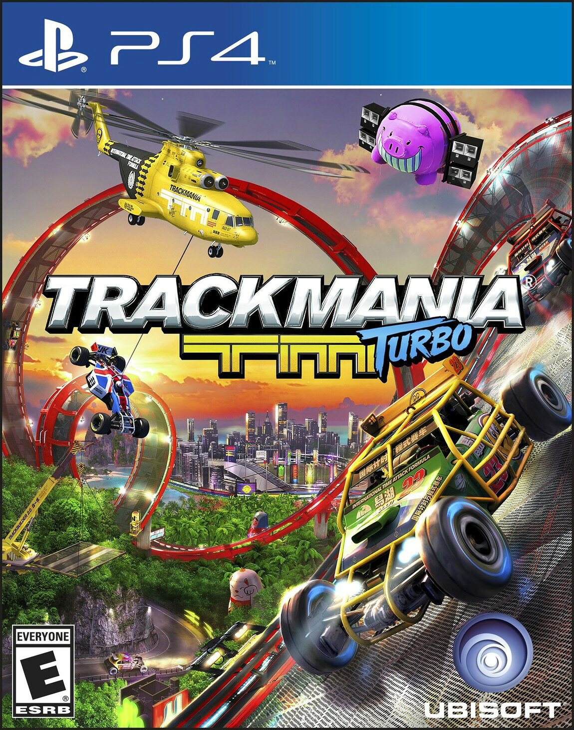 PRODUCT DETAILS 【商品情報】・商品名：TrackMania Turbo - PlayStation 4・対応機種：プレイステーション4（PS4）・仕様：北米版（NTSC-U/C）・言語：英語【コンディション】・新品未開封の海外直輸入品です。・パッケージに輸送によるスレ・小傷がある場合があります。 ■ 北米版ゲームについてのご注意（必ずお読みください） 【北米版 ゲームについてのご注意】こちらの商品は、北米版（海外仕様）のゲームソフトです。・プレイステーション4（PS4）本体はリージョンフリーのため、日本国内の本体でもプレイいただけます。・ゲーム内の表示および音声は、基本的に英語です。日本語には対応していない場合があります。・オンライン機能・ダウンロードコンテンツ等は、アカウントの地域により利用できない場合があります。・海外版であることを理由とした返品・交換はお受けできません。 ■ ご注意 ・掲載画像は実物に近い色味になるよう調整しておりますが、ご利用の環境により差異が生じる場合があります。・複数店舗で在庫を共有しているため、ご注文後に在庫切れとなる場合がございます。・海外倉庫からのお取り寄せのため、発送までに数日〜2〜3週間程度かかる場合があります。 ■ 納期についてお届けの目安を必ずご確認ください。 ご注意 海外からの輸入品となります。海外輸送のため、外箱に軽微なスレ等がある場合がございますが、商品本体には影響ございません。 ※在庫状況は仕入先の在庫情報をもとに出来る限り正確に表示しておりますが、取寄せ商品のため、タイミングによりご注文後に欠品・キャンセルとなる場合がございます。
