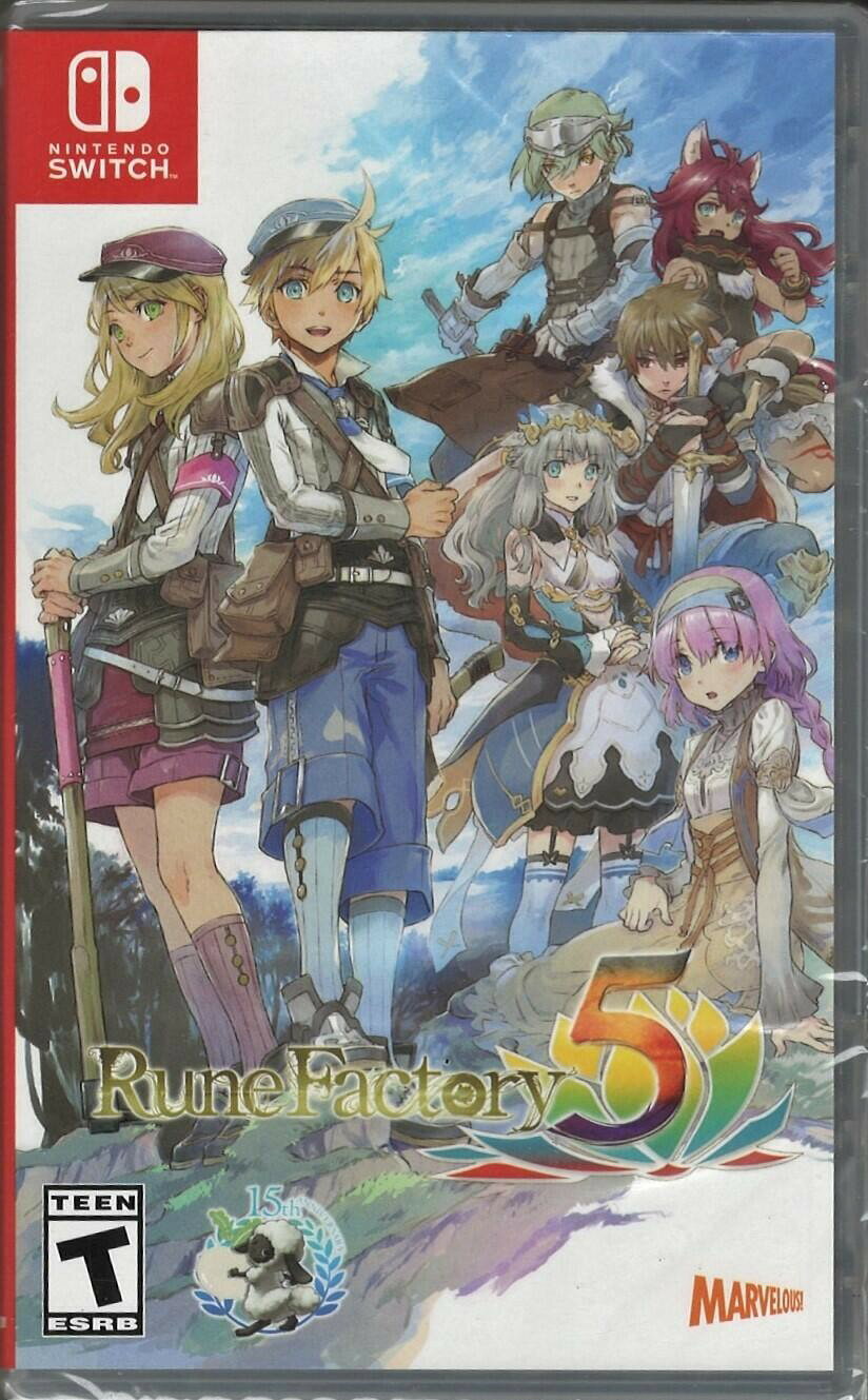 Rune Factory 5 - Nintendo Switch 北米版 Switch ニンテンドースイッチ 海外版ソフト