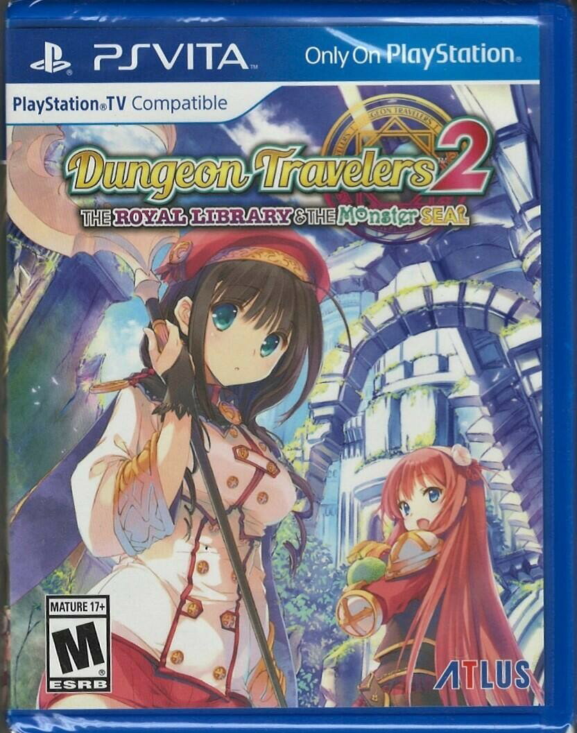 Dungeon Travelers 2: The Royal Library & the Monster Seal - PlayStation Vita 北米版 PS Vita PSVita 海外版ソフト