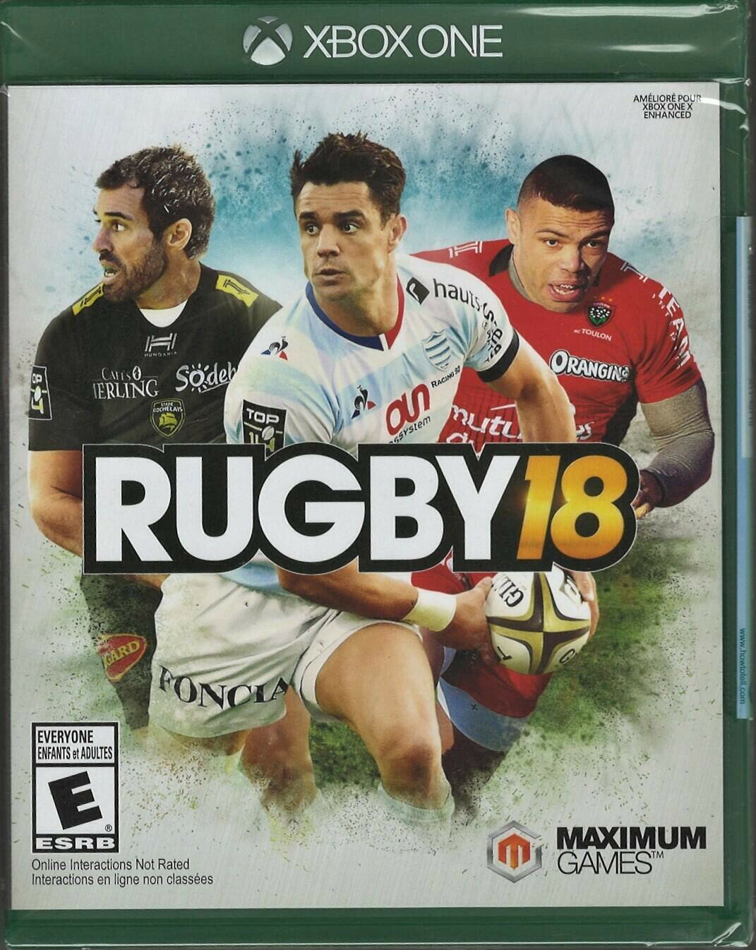 PRODUCT DETAILS 【商品情報】・商品名：Rugby 18 Xbox One (Brand New Factory Sealed US Version) Xbox One, Xbox One・対応機種：Xbox One（Xbox One）・仕様：北米版（NTSC-U/C）・言語：英語【コンディション】・新品未開封の海外直輸入品です。・パッケージに輸送によるスレ・小傷がある場合があります。 ■ 北米版ゲームについてのご注意（必ずお読みください） 【北米版 ゲームについてのご注意】こちらの商品は、北米版（海外仕様）のゲームソフトです。・Xbox One（Xbox One）本体はリージョンフリーのため、日本国内の本体でもプレイいただけます。・ゲーム内の表示および音声は、基本的に英語です。日本語には対応していない場合があります。・オンライン機能・ダウンロードコンテンツ等は、アカウントの地域により利用できない場合があります。・海外版であることを理由とした返品・交換はお受けできません。 ■ ご注意 ・掲載画像は実物に近い色味になるよう調整しておりますが、ご利用の環境により差異が生じる場合があります。・複数店舗で在庫を共有しているため、ご注文後に在庫切れとなる場合がございます。・海外倉庫からのお取り寄せのため、発送までに数日〜2〜3週間程度かかる場合があります。 ■ 納期についてお届けの目安を必ずご確認ください。 ご注意 海外からの輸入品となります。海外輸送のため、外箱に軽微なスレ等がある場合がございますが、商品本体には影響ございません。 ※在庫状況は仕入先の在庫情報をもとに出来る限り正確に表示しておりますが、取寄せ商品のため、タイミングによりご注文後に欠品・キャンセルとなる場合がございます。