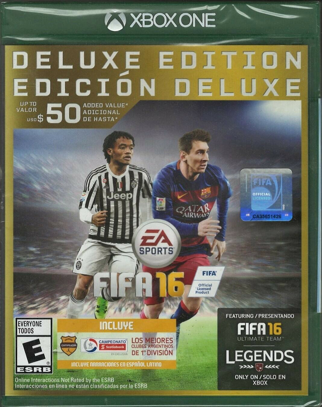 FIFA Soccer 2016 (Deluxe Edition) - Xbox One 北米版 Xbox One Xbox One 海外版ソフト