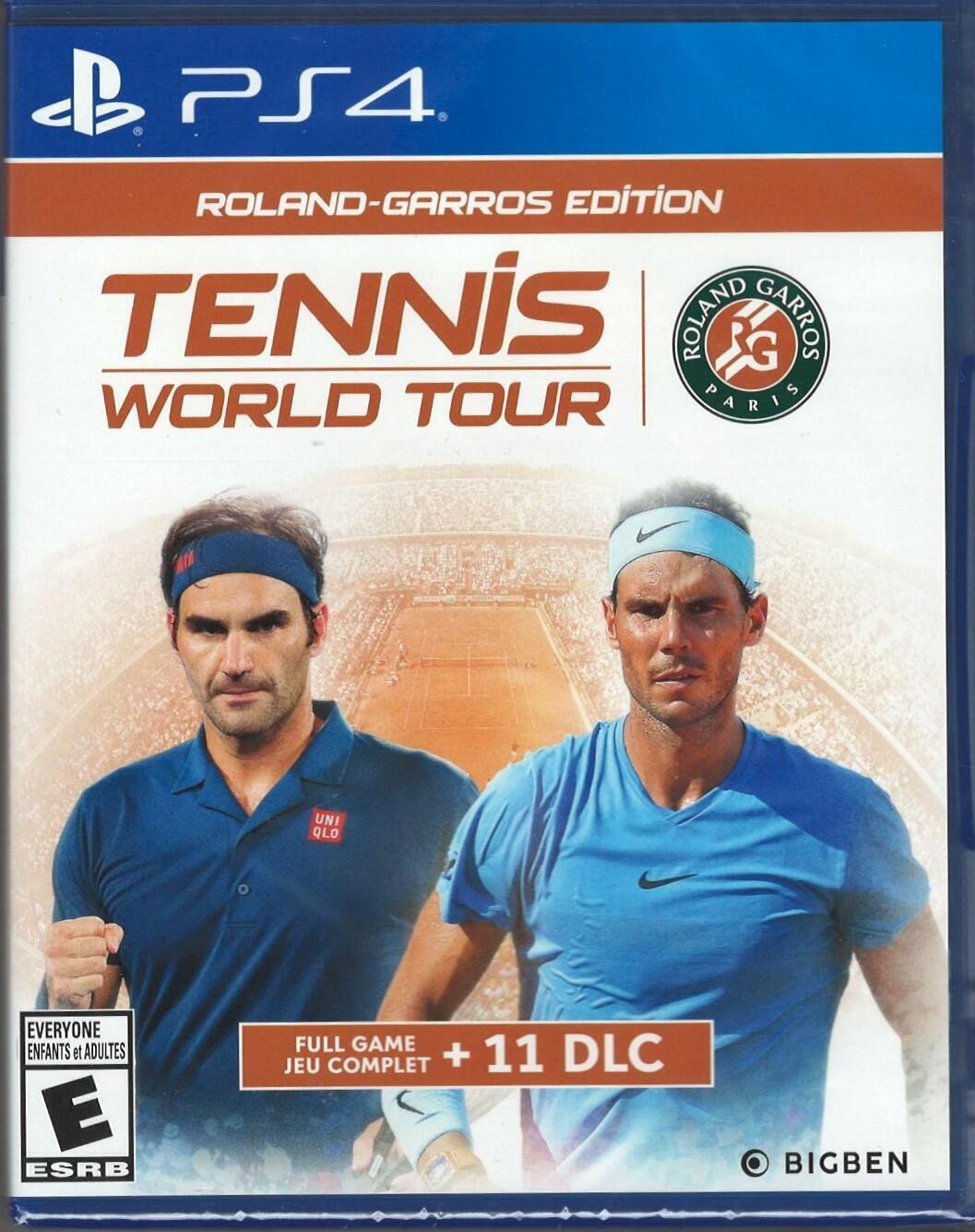 Tennis World Tour Roland-Garros Edition - PlayStation 4 北米版 PS4 プレイステーション4 海外版ソフト