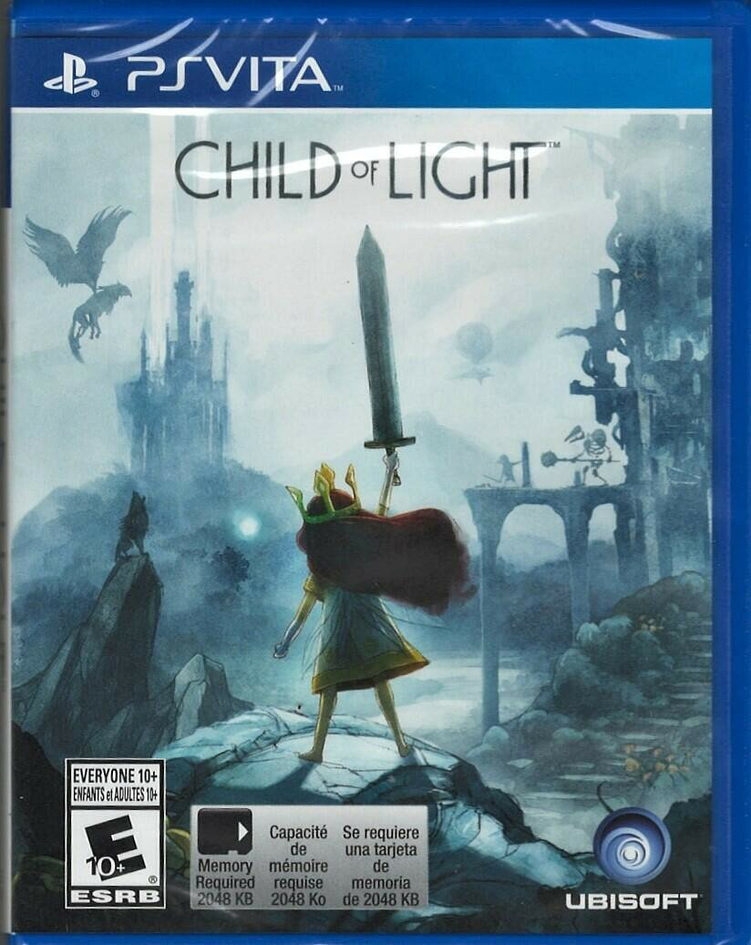 PRODUCT DETAILS 【商品情報】・商品名：Child of Light PSV (Brand New Factory Sealed US Version) PlayStation Vita, plays・対応機種：PSVita（PS Vita）・仕様：北米版（NTSC-U/C）・言語：英語【コンディション】・新品未開封の海外直輸入品です。・パッケージに輸送によるスレ・小傷がある場合があります。 ■ 北米版ゲームについてのご注意（必ずお読みください） 【北米版 ゲームについてのご注意】こちらの商品は、北米版（海外仕様）のゲームソフトです。・PSVita（PS Vita）本体はリージョンフリーのため、日本国内の本体でもプレイいただけます。・ゲーム内の表示および音声は、基本的に英語です。日本語には対応していない場合があります。・オンライン機能・ダウンロードコンテンツ等は、アカウントの地域により利用できない場合があります。・海外版であることを理由とした返品・交換はお受けできません。 ■ ご注意 ・掲載画像は実物に近い色味になるよう調整しておりますが、ご利用の環境により差異が生じる場合があります。・複数店舗で在庫を共有しているため、ご注文後に在庫切れとなる場合がございます。・海外倉庫からのお取り寄せのため、発送までに数日〜2〜3週間程度かかる場合があります。 ■ 納期についてお届けの目安を必ずご確認ください。 ご注意 海外からの輸入品となります。海外輸送のため、外箱に軽微なスレ等がある場合がございますが、商品本体には影響ございません。 ※在庫状況は仕入先の在庫情報をもとに出来る限り正確に表示しておりますが、取寄せ商品のため、タイミングによりご注文後に欠品・キャンセルとなる場合がございます。