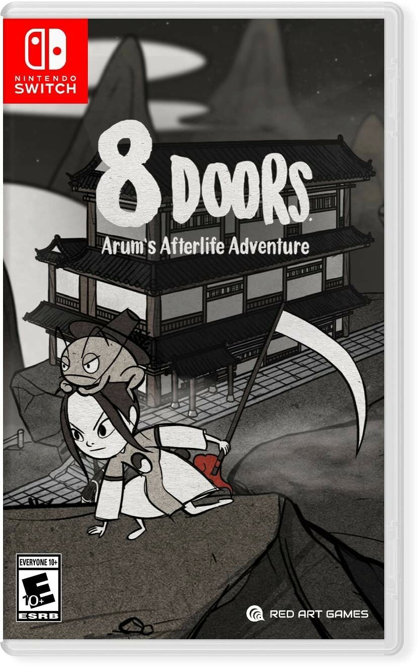 PRODUCT DETAILS 【商品情報】・商品名：8doors: Arum's Afterlife Adventure - Nintendo Switch・対応機種：ニンテンドースイッチ（Switch）・仕様：北米版（NTSC-U/C）・言語：英語【コンディション】・新品未開封の海外直輸入品です。・パッケージに輸送によるスレ・小傷がある場合があります。 ■ 北米版ゲームについてのご注意（必ずお読みください） 【北米版 ゲームについてのご注意】こちらの商品は、北米版（海外仕様）のゲームソフトです。・ニンテンドースイッチ（Switch）本体はリージョンフリーのため、日本国内の本体でもプレイいただけます。・ゲーム内の表示および音声は、基本的に英語です。日本語には対応していない場合があります。・オンライン機能・ダウンロードコンテンツ等は、アカウントの地域により利用できない場合があります。・海外版であることを理由とした返品・交換はお受けできません。 ■ ご注意 ・掲載画像は実物に近い色味になるよう調整しておりますが、ご利用の環境により差異が生じる場合があります。・複数店舗で在庫を共有しているため、ご注文後に在庫切れとなる場合がございます。・海外倉庫からのお取り寄せのため、発送までに数日〜2〜3週間程度かかる場合があります。 ■ 納期についてお届けの目安を必ずご確認ください。 ご注意 海外からの輸入品となります。海外輸送のため、外箱に軽微なスレ等がある場合がございますが、商品本体には影響ございません。 ※在庫状況は仕入先の在庫情報をもとに出来る限り正確に表示しておりますが、取寄せ商品のため、タイミングによりご注文後に欠品・キャンセルとなる場合がございます。