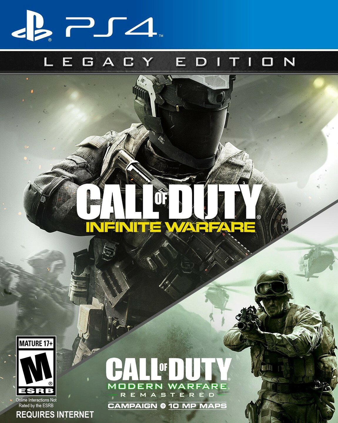 PRODUCT DETAILS 【商品情報】・商品名：Call of Duty: Infinite Warfare Legacy Edition (LATAM) - PlayStation 4・対応機種：プレイステーション4（PS4）・仕様：北米版（NTSC-U/C）・言語：英語【コンディション】・新品未開封の海外直輸入品です。・パッケージに輸送によるスレ・小傷がある場合があります。 ■ 北米版ゲームについてのご注意（必ずお読みください） 【北米版 ゲームについてのご注意】こちらの商品は、北米版（海外仕様）のゲームソフトです。・プレイステーション4（PS4）本体はリージョンフリーのため、日本国内の本体でもプレイいただけます。・ゲーム内の表示および音声は、基本的に英語です。日本語には対応していない場合があります。・オンライン機能・ダウンロードコンテンツ等は、アカウントの地域により利用できない場合があります。・海外版であることを理由とした返品・交換はお受けできません。 ■ ご注意 ・掲載画像は実物に近い色味になるよう調整しておりますが、ご利用の環境により差異が生じる場合があります。・複数店舗で在庫を共有しているため、ご注文後に在庫切れとなる場合がございます。・海外倉庫からのお取り寄せのため、発送までに数日〜2〜3週間程度かかる場合があります。 ■ 納期についてお届けの目安を必ずご確認ください。 ご注意 海外からの輸入品となります。海外輸送のため、外箱に軽微なスレ等がある場合がございますが、商品本体には影響ございません。 ※在庫状況は仕入先の在庫情報をもとに出来る限り正確に表示しておりますが、取寄せ商品のため、タイミングによりご注文後に欠品・キャンセルとなる場合がございます。