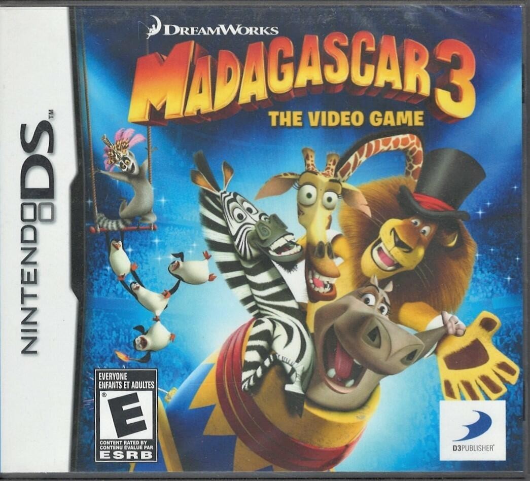 Madagascar 3: The Video Game - Nintendo DS 北米版 DS ニンテンドーDS 海外版ソフト