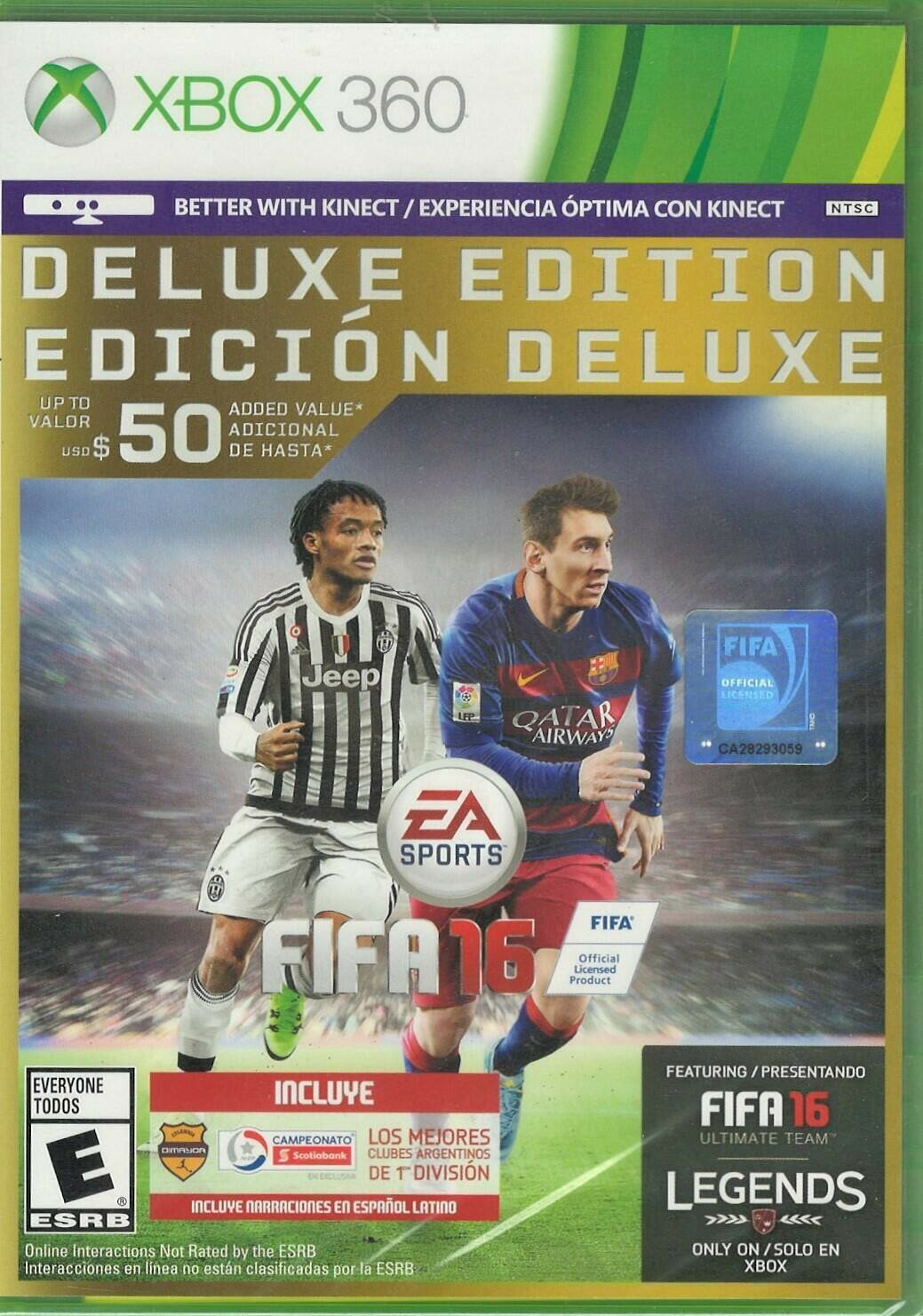 FIFA Soccer 2016 (Deluxe Edition) - Xbox 360 北米版 Xbox 360 Xbox360 海外版ソフト