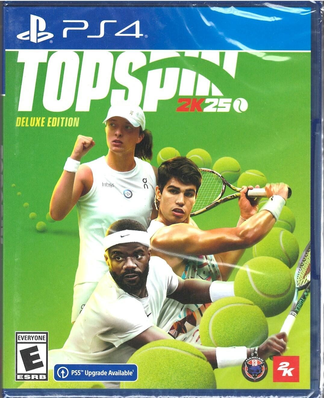 TopSpin 2K25 Deluxe Edition - PlayStation 4 北米版 PS4 プレイステーション4 海外版ソフト