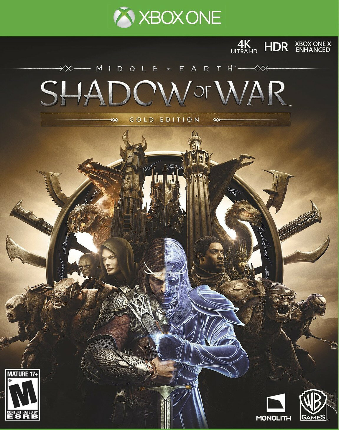 Middle Earth: Shadow Of War Gold Edition - Xbox One 北米版 Xbox One Xbox One 海外版ソフト