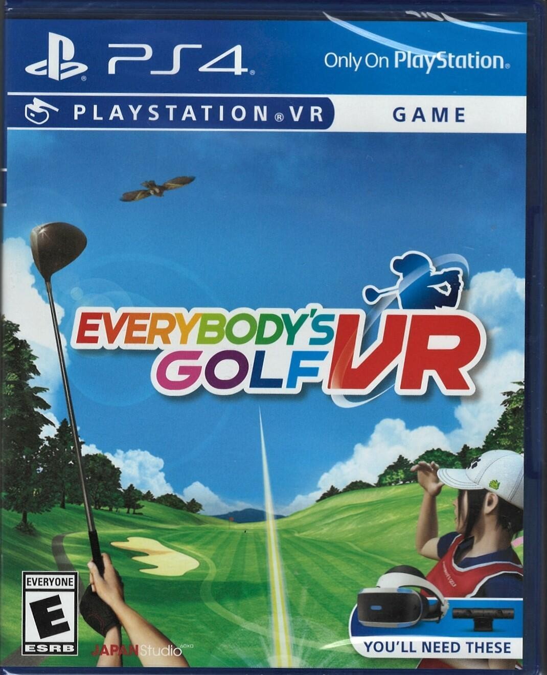 PRODUCT DETAILS 【商品情報】・商品名：Everybody''s Golf VR (PlayStation VR) PS4 (Brand New Factory Sealed US Version)・対応機種：プレイステーション4（PS4）・仕様：北米版（NTSC-U/C）・言語：英語【コンディション】・新品未開封の海外直輸入品です。・パッケージに輸送によるスレ・小傷がある場合があります。 ■ 北米版ゲームについてのご注意（必ずお読みください） 【北米版 ゲームについてのご注意】こちらの商品は、北米版（海外仕様）のゲームソフトです。・プレイステーション4（PS4）本体はリージョンフリーのため、日本国内の本体でもプレイいただけます。・ゲーム内の表示および音声は、基本的に英語です。日本語には対応していない場合があります。・オンライン機能・ダウンロードコンテンツ等は、アカウントの地域により利用できない場合があります。・海外版であることを理由とした返品・交換はお受けできません。 ■ ご注意 ・掲載画像は実物に近い色味になるよう調整しておりますが、ご利用の環境により差異が生じる場合があります。・複数店舗で在庫を共有しているため、ご注文後に在庫切れとなる場合がございます。・海外倉庫からのお取り寄せのため、発送までに数日〜2〜3週間程度かかる場合があります。 ■ 納期についてお届けの目安を必ずご確認ください。 ご注意 海外からの輸入品となります。海外輸送のため、外箱に軽微なスレ等がある場合がございますが、商品本体には影響ございません。 ※在庫状況は仕入先の在庫情報をもとに出来る限り正確に表示しておりますが、取寄せ商品のため、タイミングによりご注文後に欠品・キャンセルとなる場合がございます。