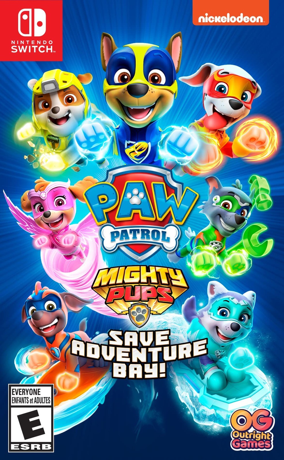 Paw Patrol Mighty Pups Save Adventure Bay - Nintendo Switch 北米版 Switch ニンテンドースイッチ 海外版ソフト