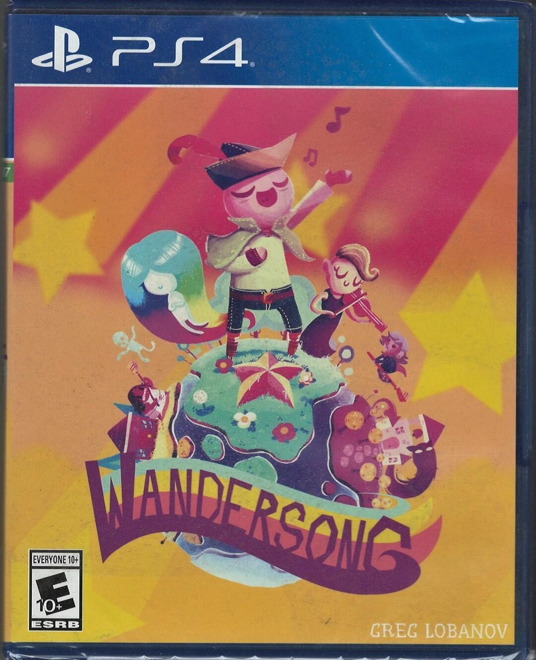 PRODUCT DETAILS 【商品情報】・商品名：Wandersong PS4 (Brand New Factory Sealed US Version) PlayStation 4・対応機種：プレイステーション4（PS4）・仕様：北米版（NTSC-U/C）・言語：英語【コンディション】・新品未開封の海外直輸入品です。・パッケージに輸送によるスレ・小傷がある場合があります。 ■ 北米版ゲームについてのご注意（必ずお読みください） 【北米版 ゲームについてのご注意】こちらの商品は、北米版（海外仕様）のゲームソフトです。・プレイステーション4（PS4）本体はリージョンフリーのため、日本国内の本体でもプレイいただけます。・ゲーム内の表示および音声は、基本的に英語です。日本語には対応していない場合があります。・オンライン機能・ダウンロードコンテンツ等は、アカウントの地域により利用できない場合があります。・海外版であることを理由とした返品・交換はお受けできません。 ■ ご注意 ・掲載画像は実物に近い色味になるよう調整しておりますが、ご利用の環境により差異が生じる場合があります。・複数店舗で在庫を共有しているため、ご注文後に在庫切れとなる場合がございます。・海外倉庫からのお取り寄せのため、発送までに数日〜2〜3週間程度かかる場合があります。 ■ 納期についてお届けの目安を必ずご確認ください。 ご注意 海外からの輸入品となります。海外輸送のため、外箱に軽微なスレ等がある場合がございますが、商品本体には影響ございません。 ※在庫状況は仕入先の在庫情報をもとに出来る限り正確に表示しておりますが、取寄せ商品のため、タイミングによりご注文後に欠品・キャンセルとなる場合がございます。
