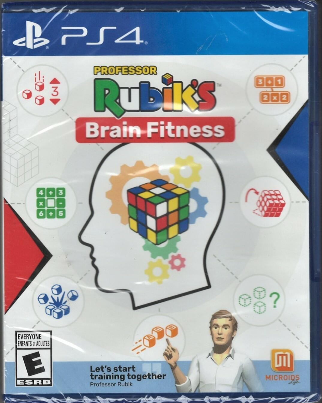Professor Rubik''s Brain Fitness PS4 (Brand New Factory Sealed US Version) PlayS 北米版 PS4 プレイステーション4 海外版ソフト