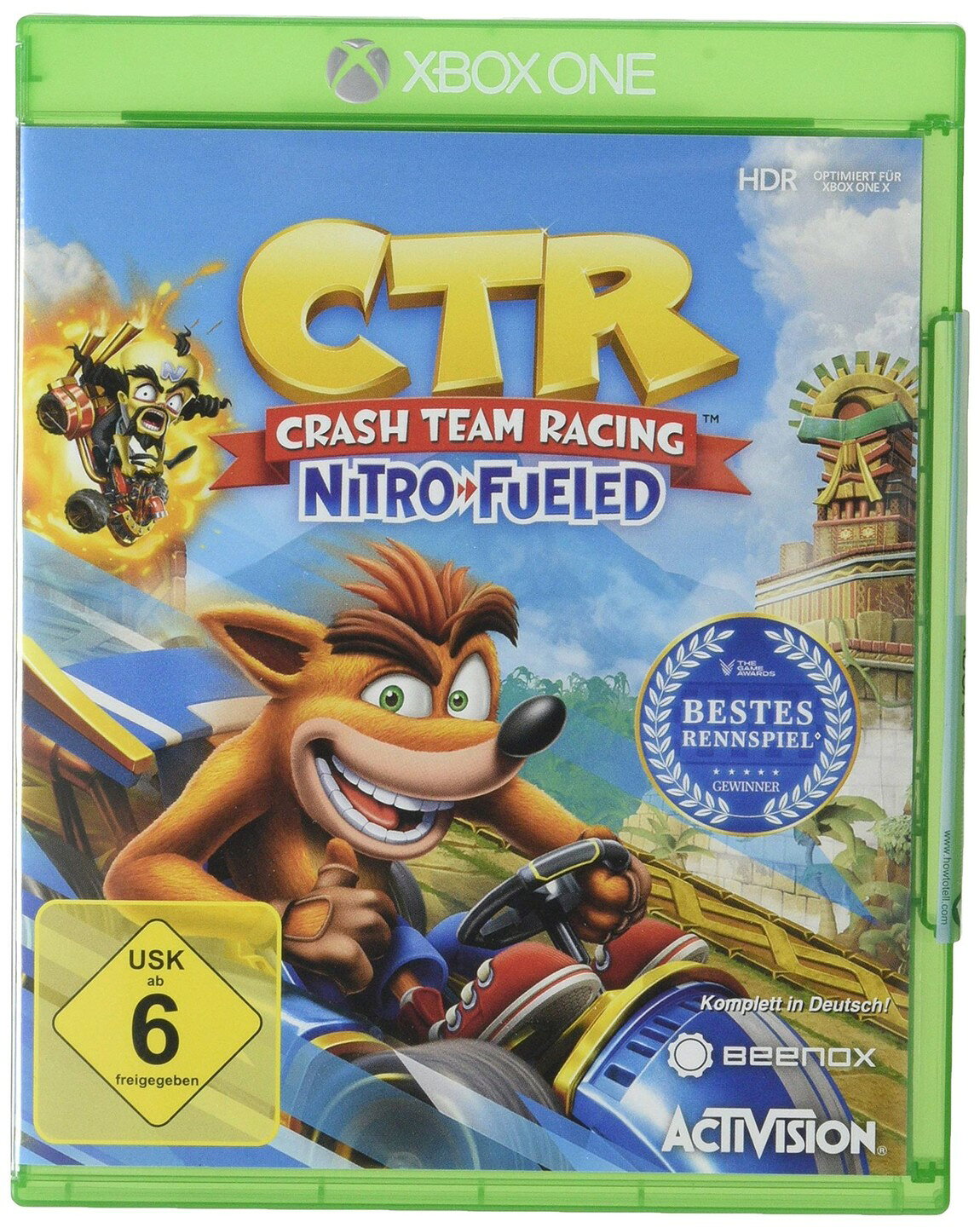 Crash Team Racing - Nitro Fueled - Xbox One 北米版 Xbox One Xbox One 海外版ソフト