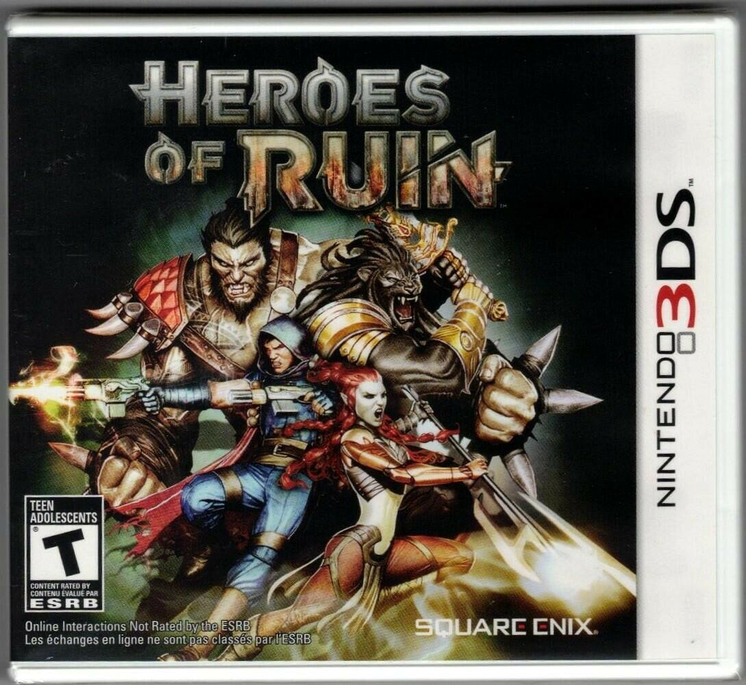 Heroes of Ruin - Nintendo 3DS 北米版 3DS ニンテンドー3DS 海外版ソフト
