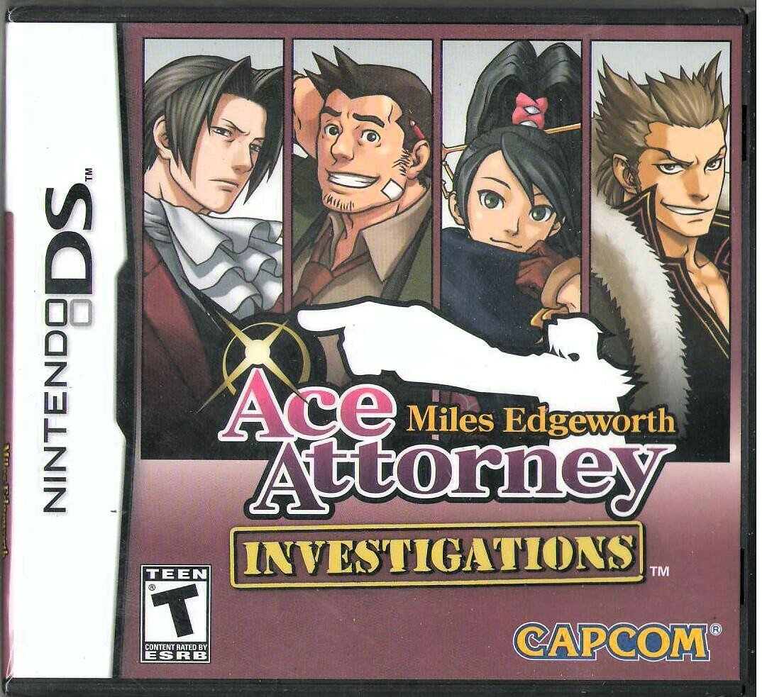 Ace Attorney Investigations: Miles Edgeworth - Nintendo DS 北米版 DS ニンテンドーDS 海外版ソフト