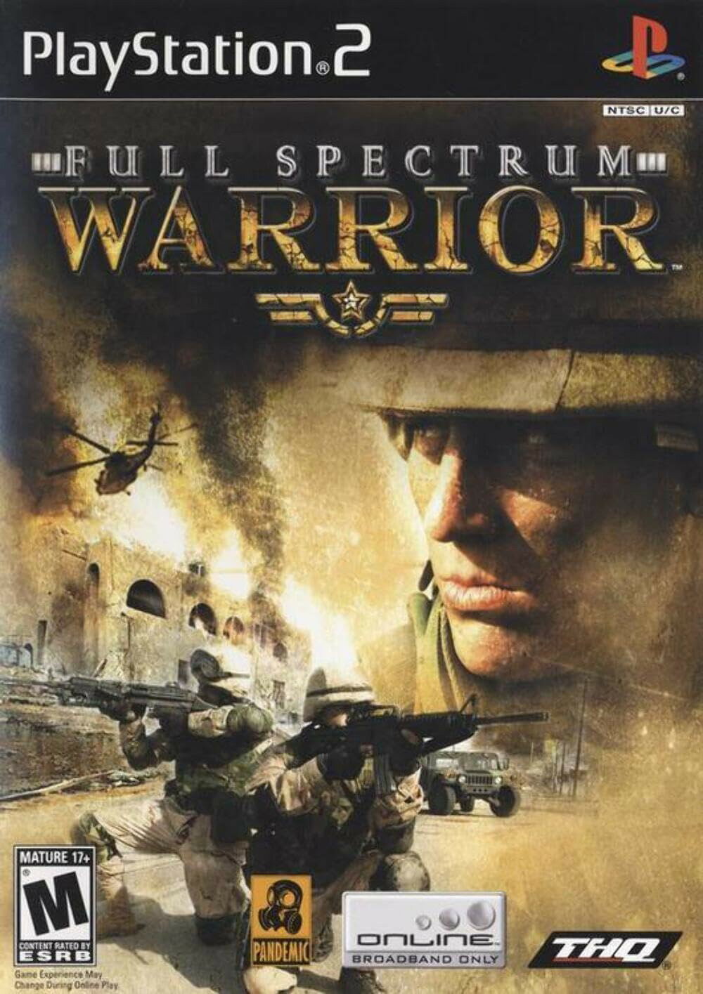 Full Spectrum Warrior - PlayStation 2 北米版 PS2 プレイステーション2 海外版ソフト