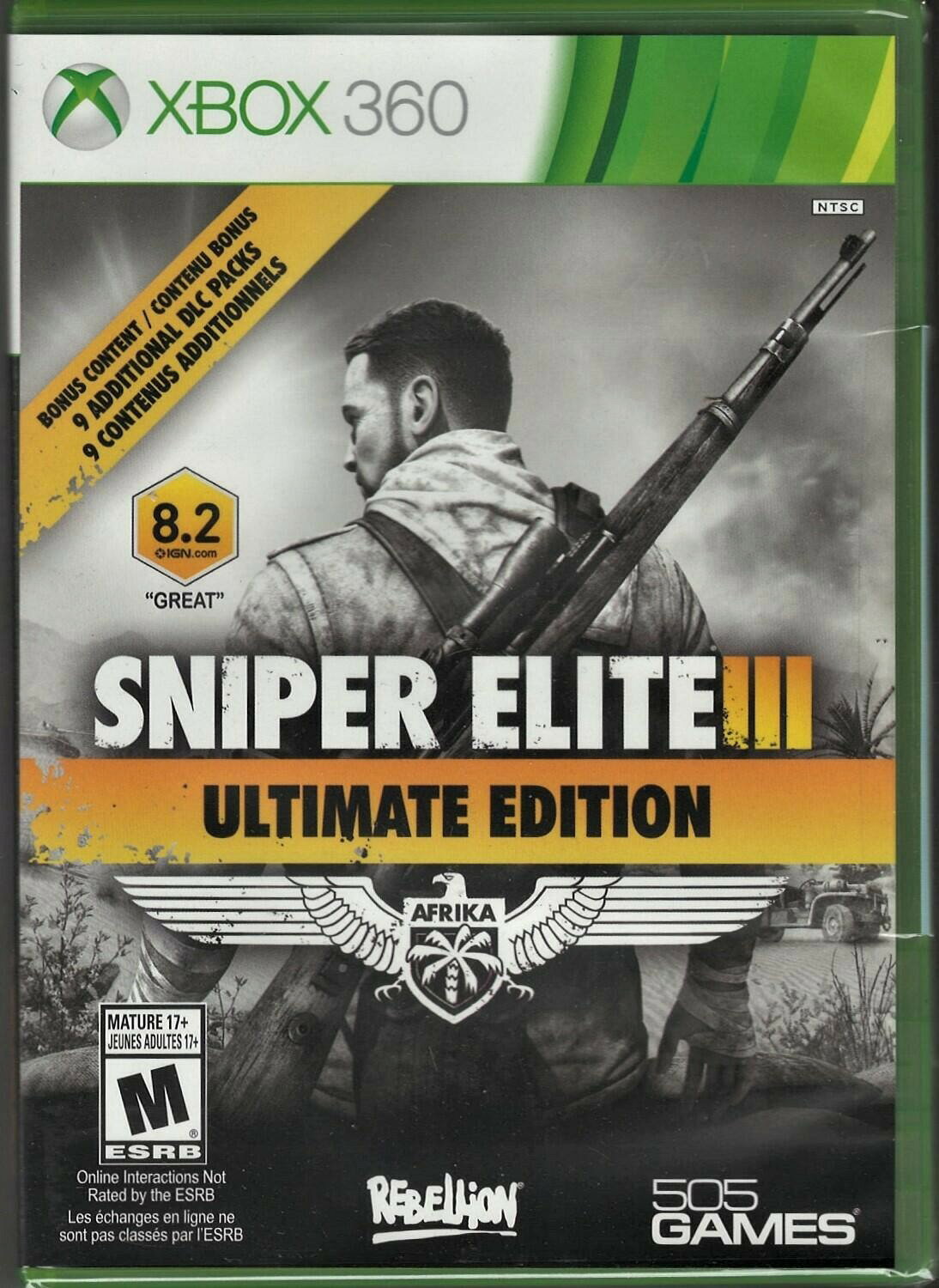 Sniper Elite III: Ultimate Edition - Xbox 360 北米版 Xbox 360 Xbox360 海外版ソフト