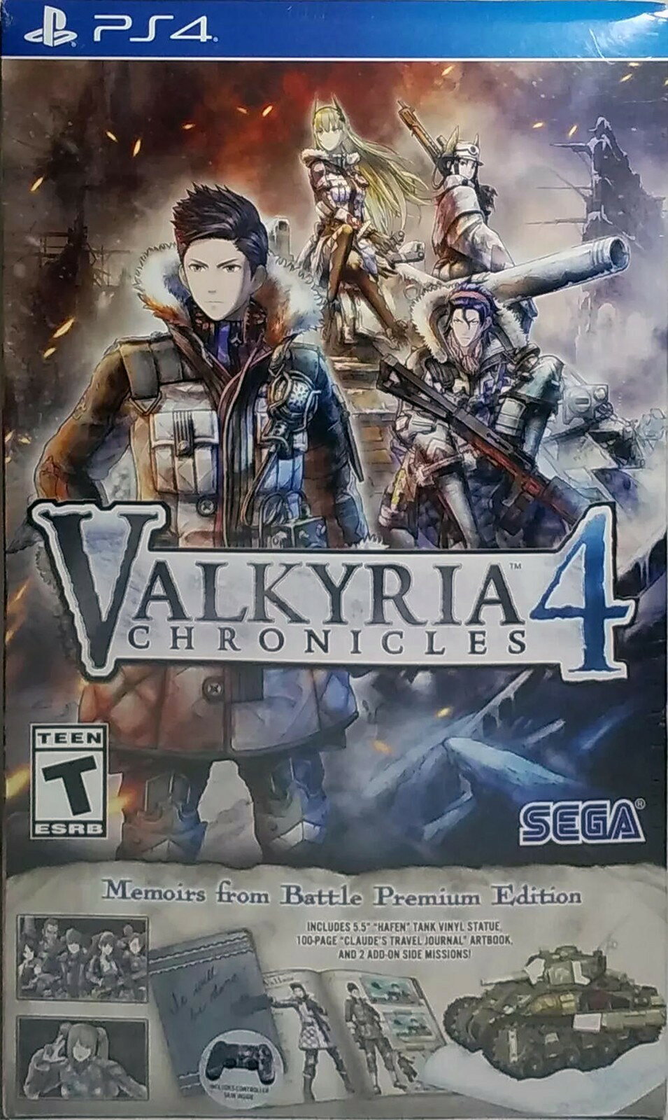 Valkyria Chronicles 4 Memoirs From Battle Premium Edition - PlayStation 4 北米版 PS4 プレイステーション4 海外版ソフト