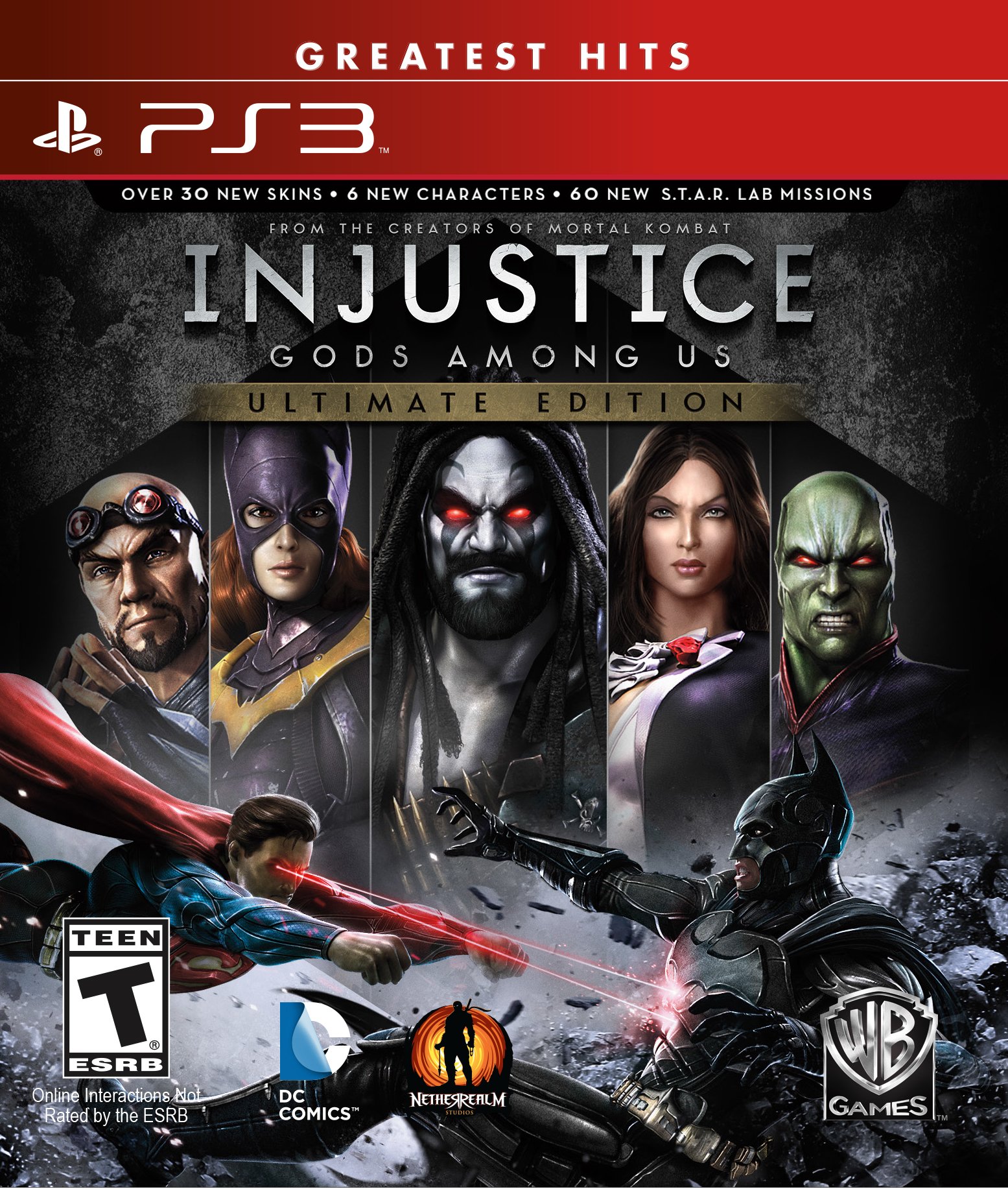 Injustice: Gods Among Us - PS3 (Ultimate Edition) 北米版 PS3 プレイステーション3 海外版ソフト