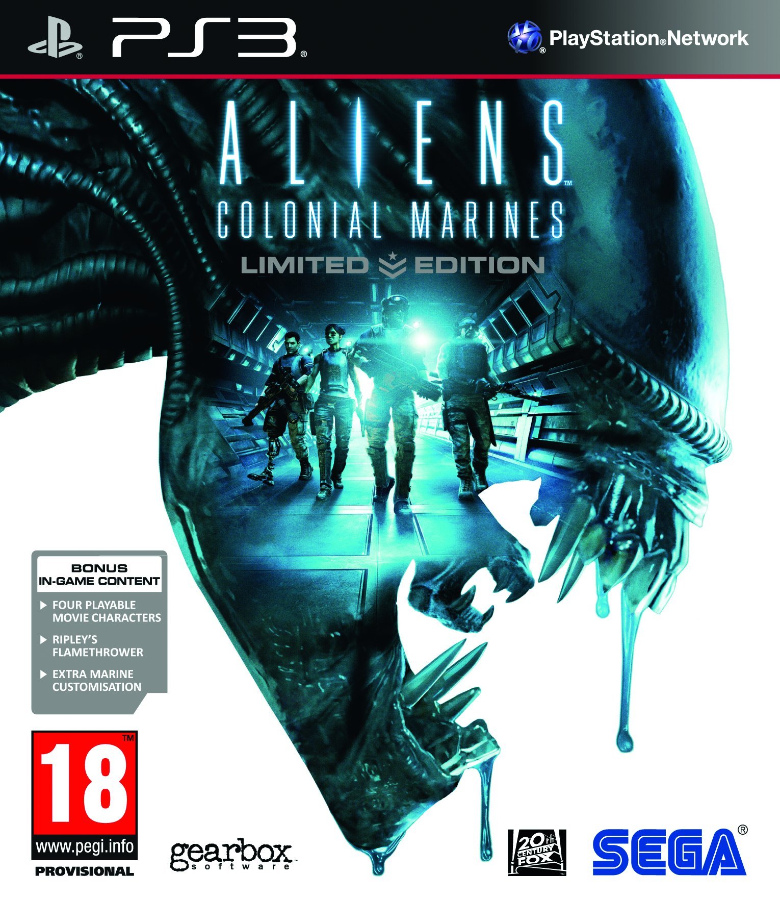 Aliens: Colonial Marines: Limited Edition (PS3) 北米版 PS3 プレイステーション3 海外版ソフト