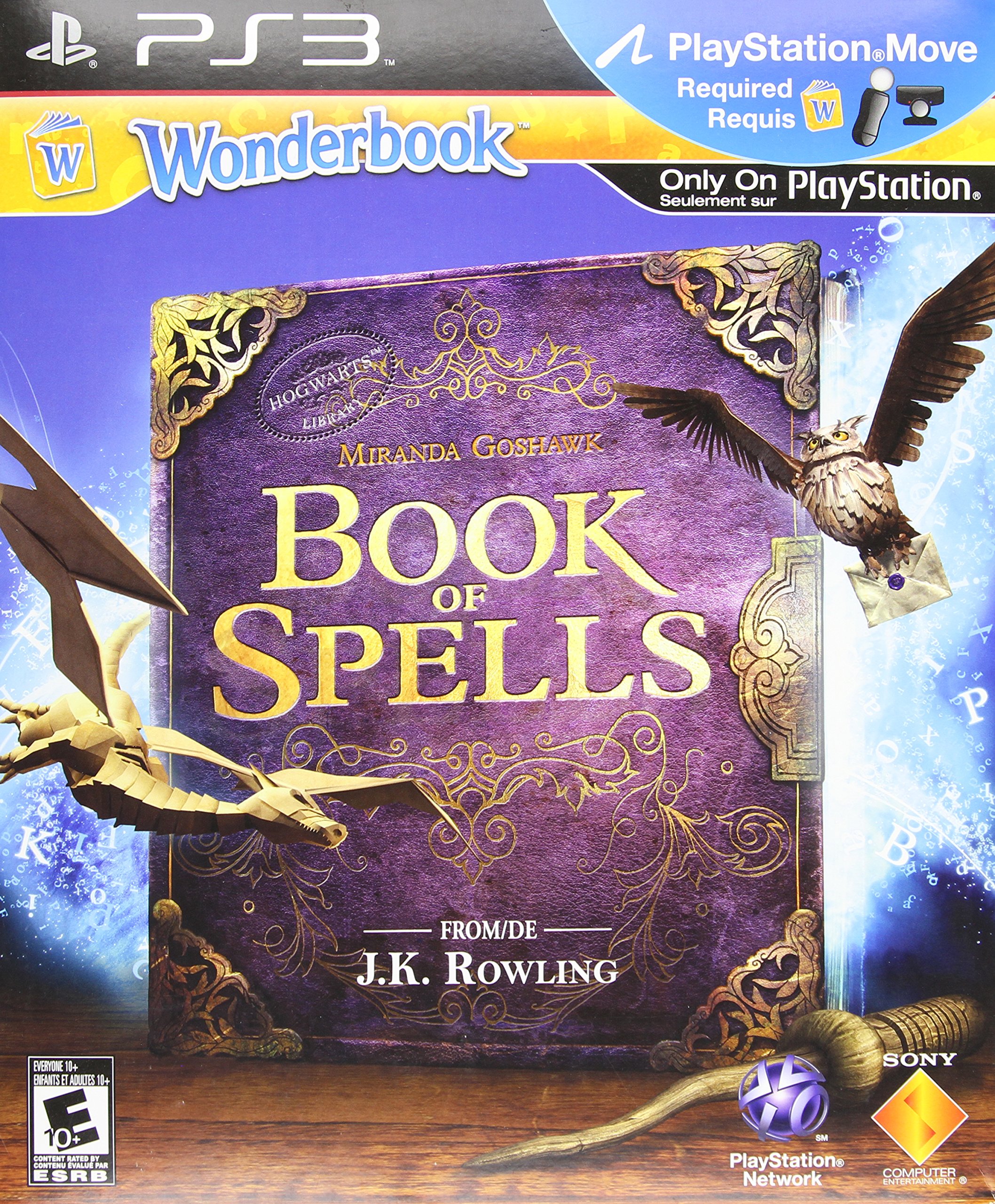Wonderbook: Book of Spells 北米版 PS3 プレイステーション3 海外版ソフト