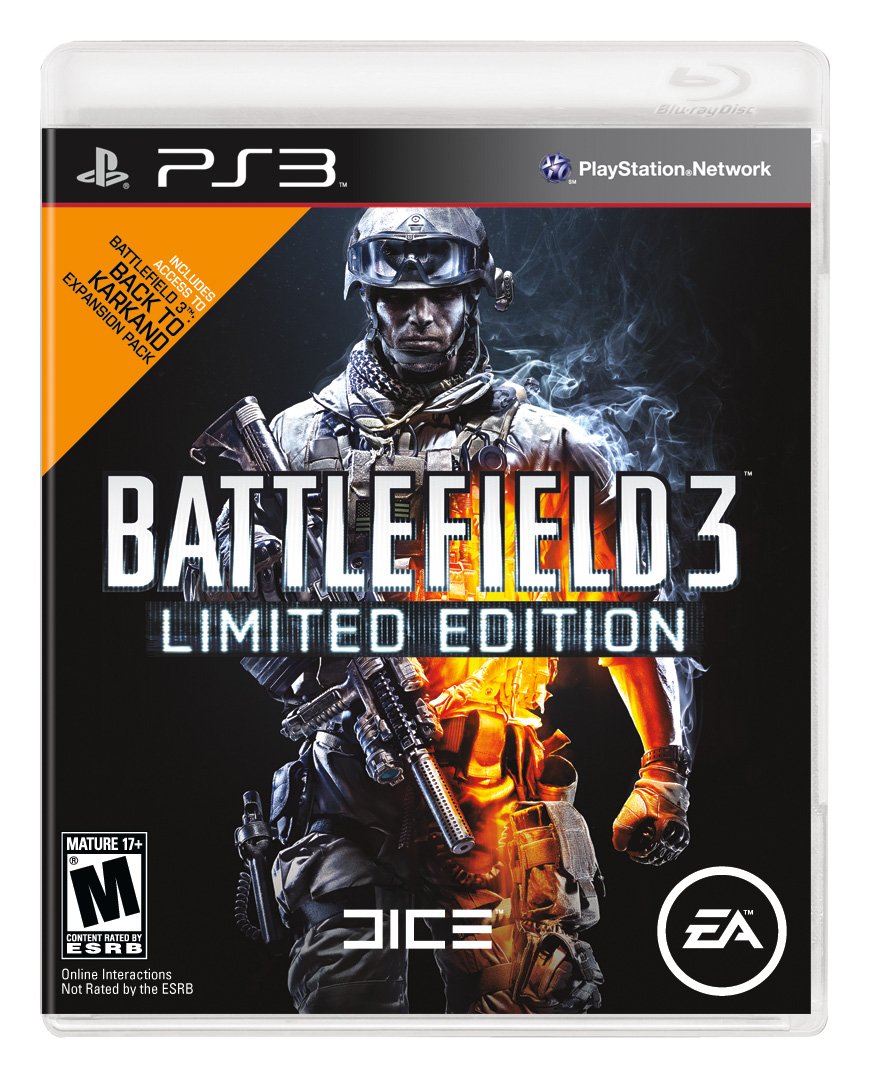 Battlefield 3: Limited Edition 北米版 PS3 プレイステーション3 海外版ソフト