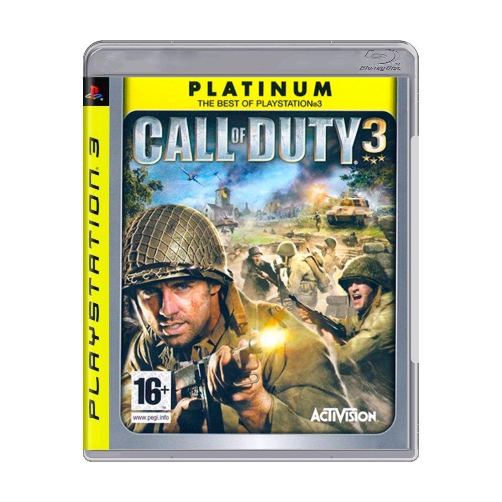Call of Duty 3 Game, Platinum (PS3) 北米版 PS3 プレイステーション3 海外版ソフト