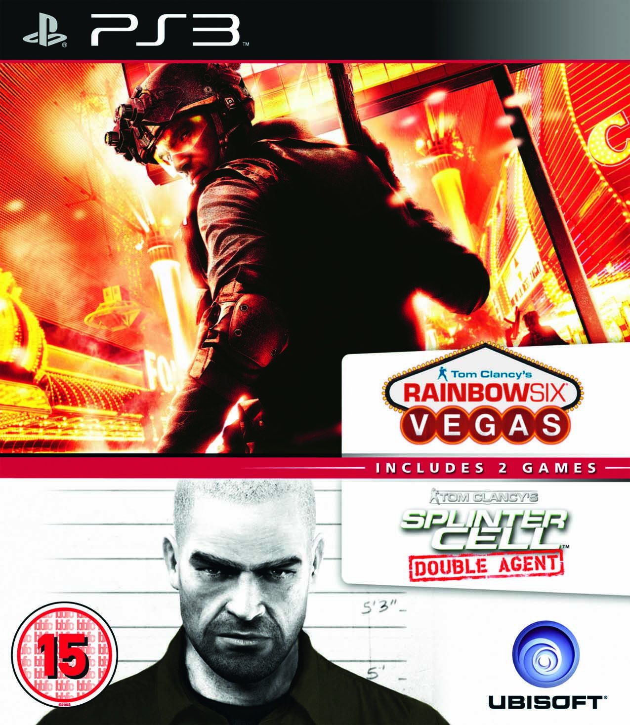 Ubisoft Double Pack - Rainbow Six Vegas and Splinter Cell Agent (PS3) 北米版 PS3 プレイステーション3 海外版ソフト