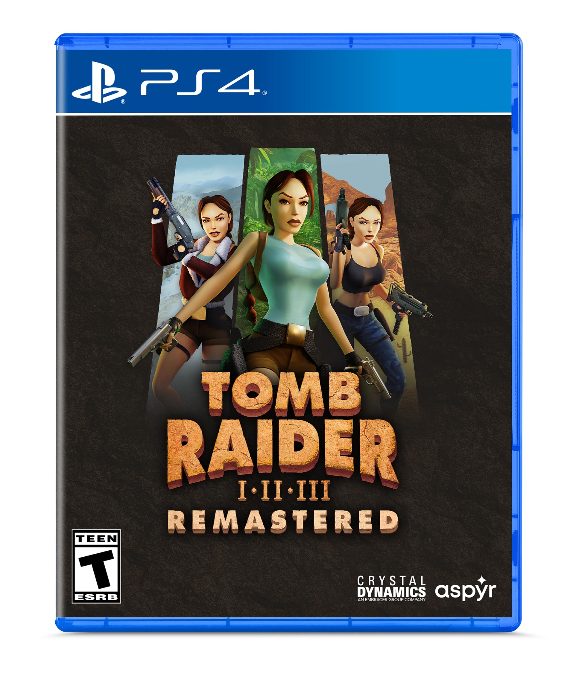 Tomb Raider I-III Remastered Starring Lara Croft - PlayStation 4 北米版 PS4 プレイステーション4 海外版ソフト
