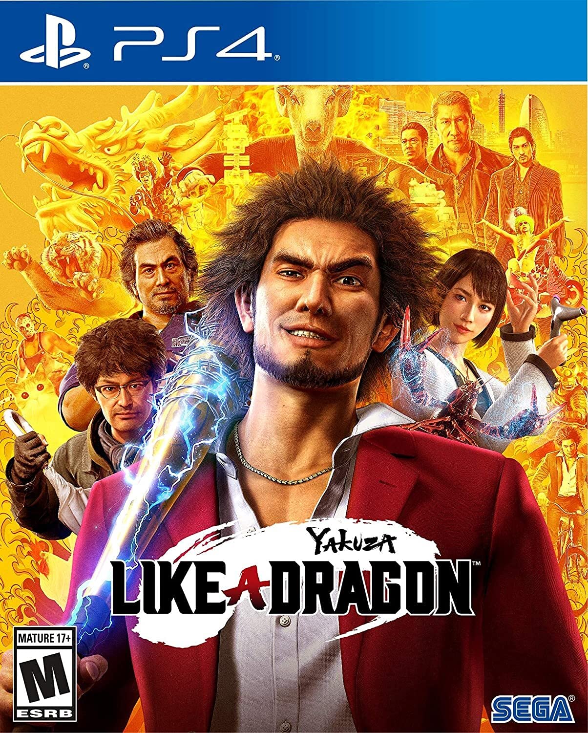 PRODUCT DETAILS 【商品情報】・商品名：Yakuza: Like A Dragon - PlayStation 4・対応機種：PlayStation 4（PS4）・仕様：北米版（NTSC-U/C）・言語：英語【コンディション】・海外直輸入品です。・パッケージに輸送によるスレ・小傷がある場合があります。 ■ 北米版ゲームについてのご注意（必ずお読みください） 【北米版 ゲームについてのご注意】こちらの商品は、北米版（海外仕様）のゲームソフトです。・PS4のゲームディスクはリージョンフリーのため、日本国内のPS4本体でもプレイいただけます。・ゲーム内の表示および音声は英語です。日本語には対応しておりません。・追加コンテンツ（DLC）やオンライン機能のご利用には、北米（海外）アカウントが必要となる場合があります。・一部のタイトルでは、お手持ちの本体・環境により正常に動作しない場合があります。・海外版であることを理由とした返品・交換はお受けできません。 ■ ご注意 ・掲載画像は実物に近い色味になるよう調整しておりますが、ご利用の環境により差異が生じる場合があります。・複数店舗で在庫を共有しているため、ご注文後に在庫切れとなる場合がございます。・海外倉庫からのお取り寄せのため、発送までに数日〜2〜3週間程度かかる場合があります。 ■ 納期についてお届けの目安を必ずご確認ください。 ご注意 海外からの輸入品となります。海外輸送のため、外箱に軽微なスレ等がある場合がございますが、商品本体には影響ございません。 ※在庫状況は仕入先の在庫情報をもとに出来る限り正確に表示しておりますが、取寄せ商品のため、タイミングによりご注文後に欠品・キャンセルとなる場合がございます。
