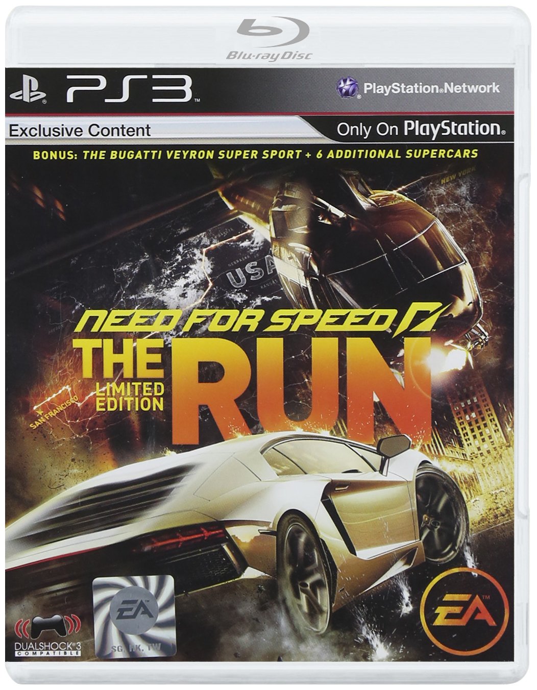 Need for Speed: The Run - Playstation 3 北米版 PS3 プレイステーション3 海外版ソフト
