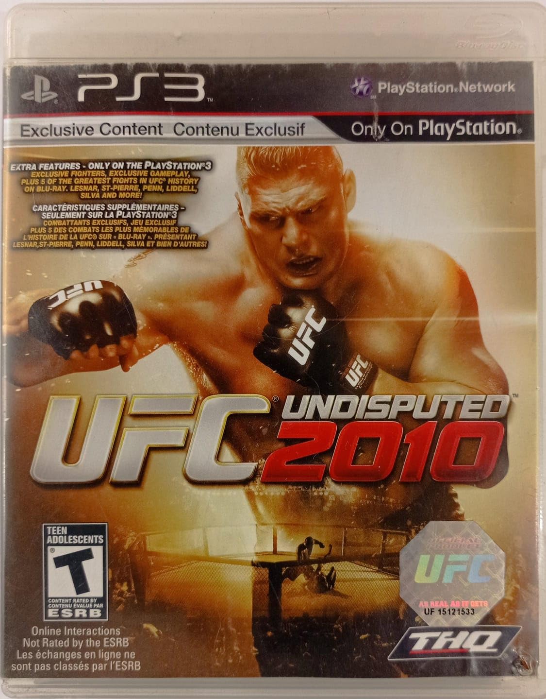 UFC Undisputed 2010 - Playstation 3 北米版 PS3 プレイステーション3 海外版ソフト